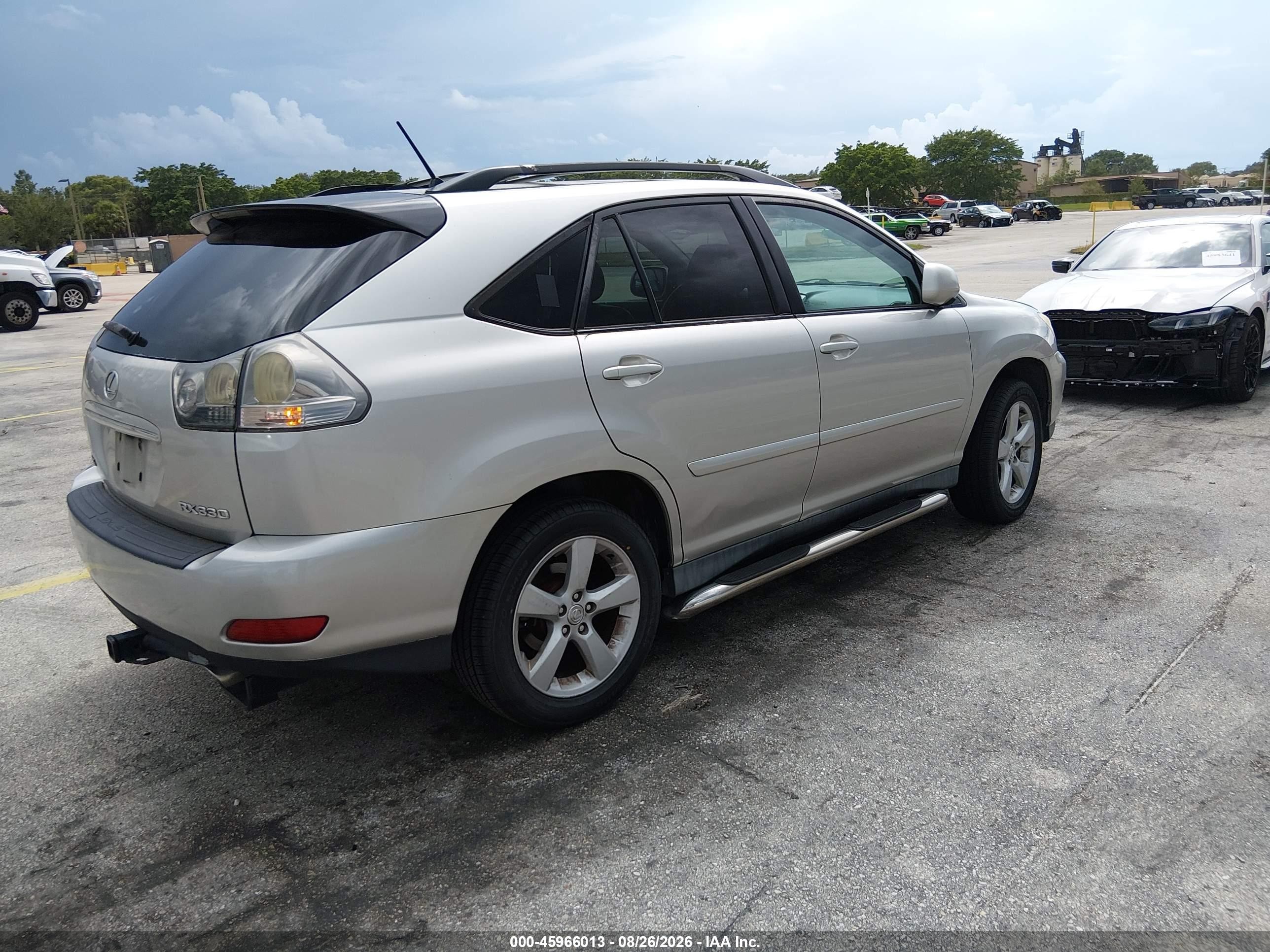 2005 Lexus Rx 330 Silver vin: 2T2GA31U55C038654