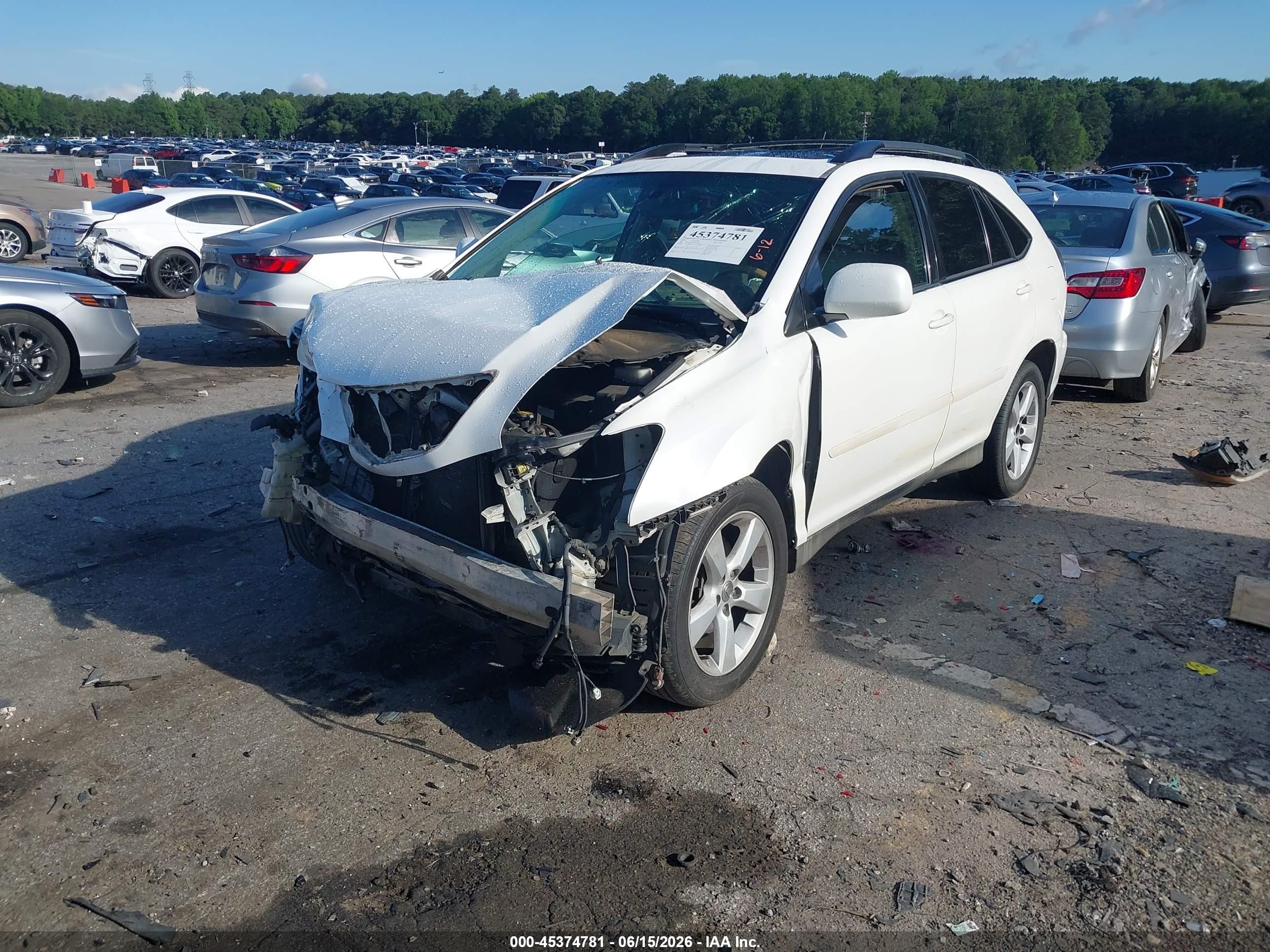 2006 Lexus Rx 330   White vin: 2T2GA31U56C044570