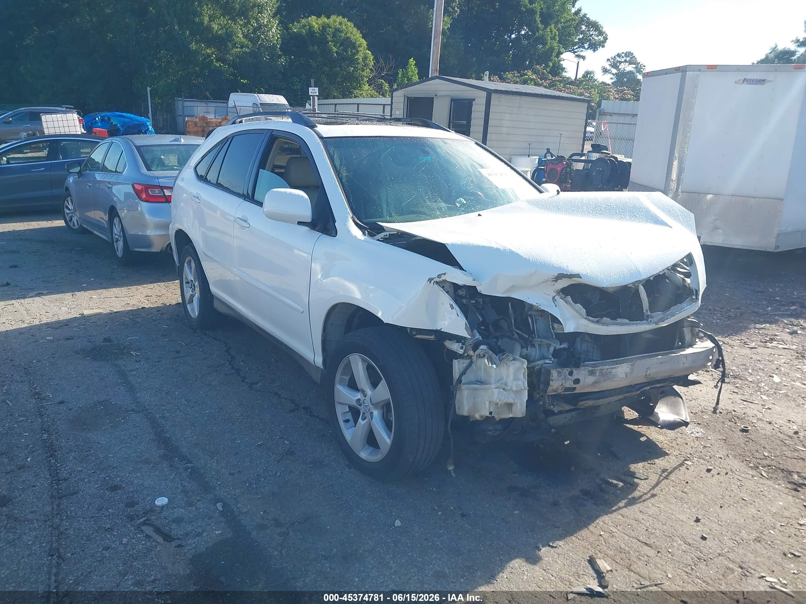 2006 Lexus Rx 330   White vin: 2T2GA31U56C044570