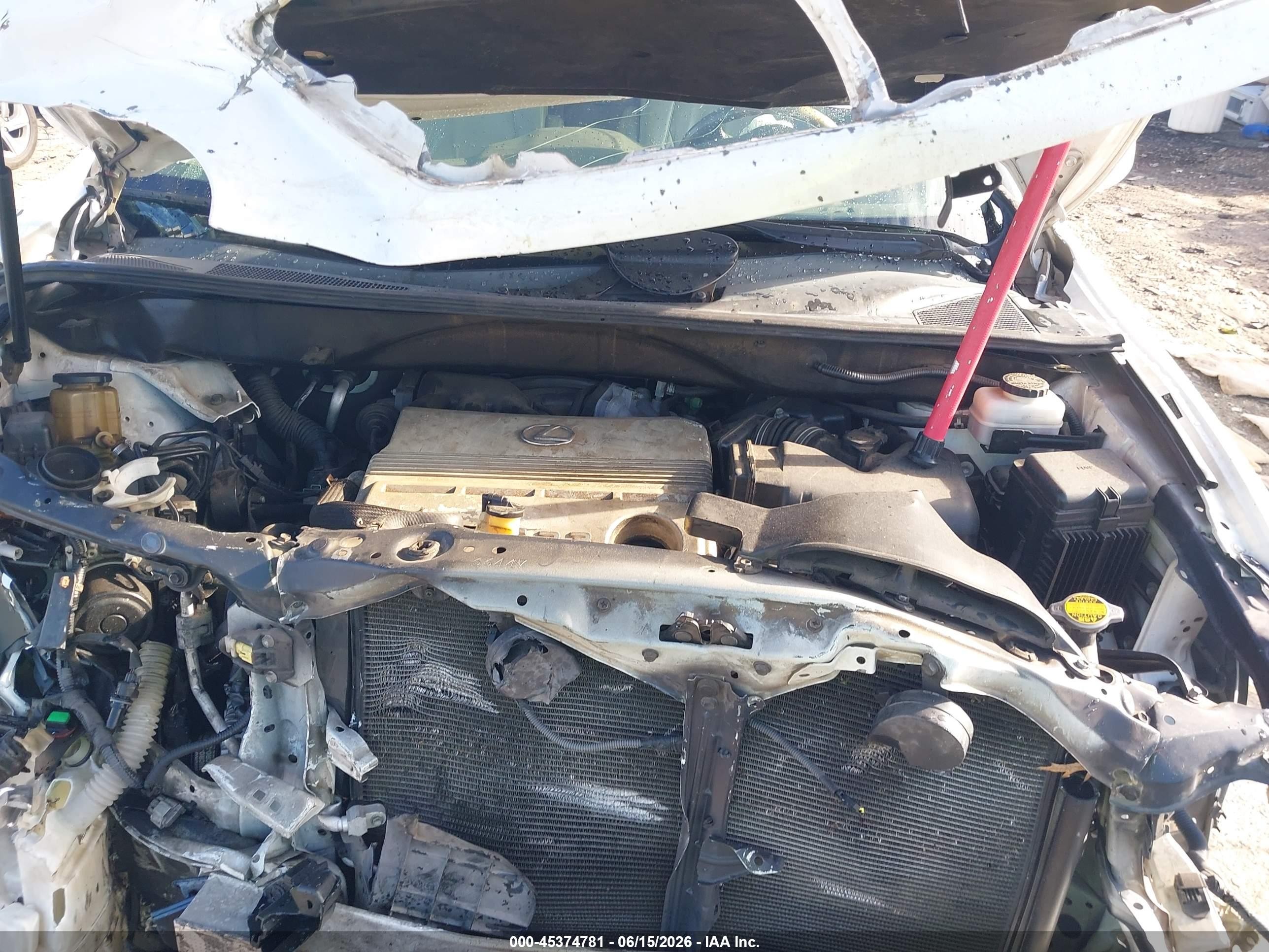 2006 Lexus Rx 330   White vin: 2T2GA31U56C044570