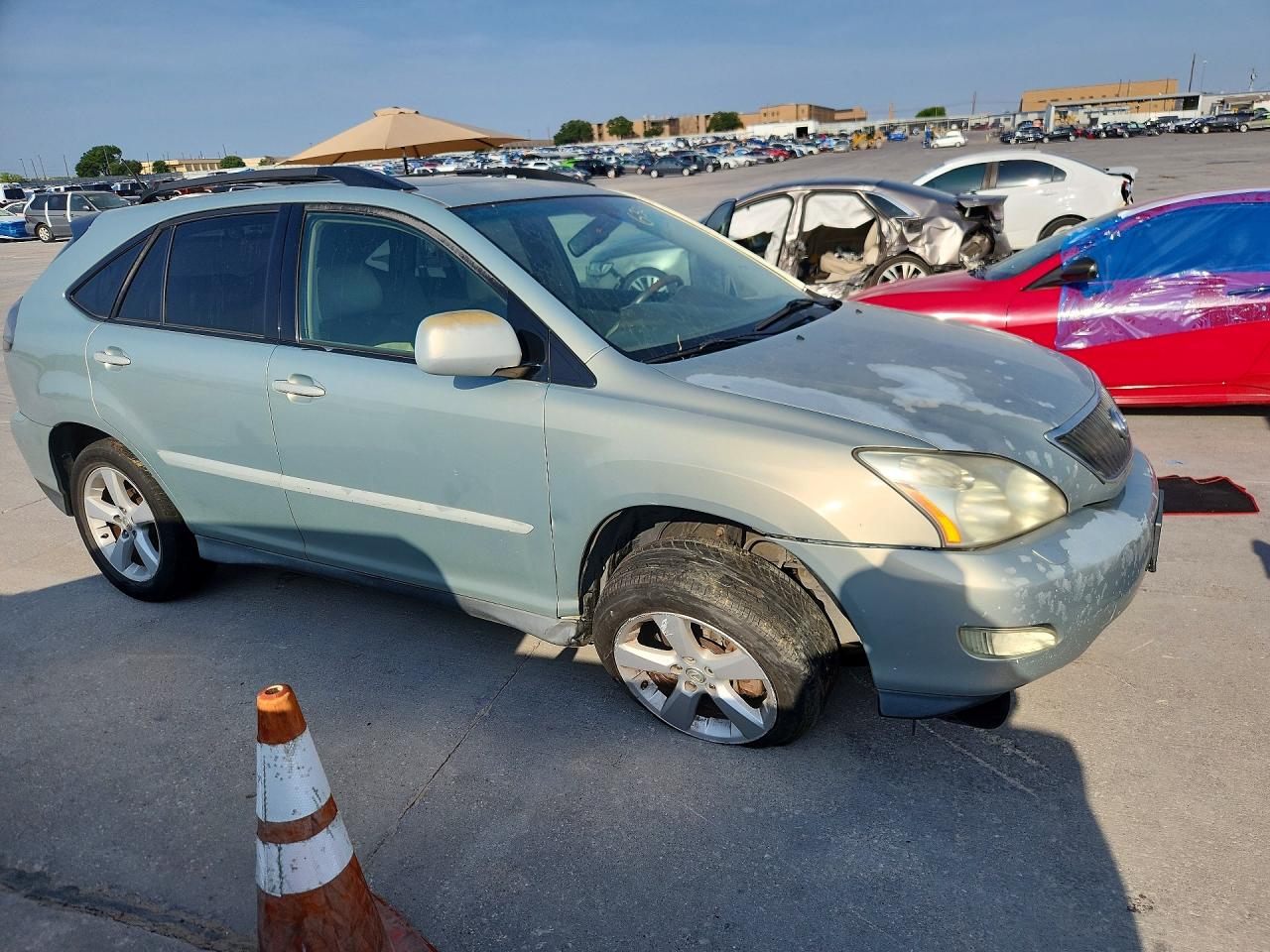 2004 Lexus Rx 330 Base Silver vin: 2T2GA31U64C008545