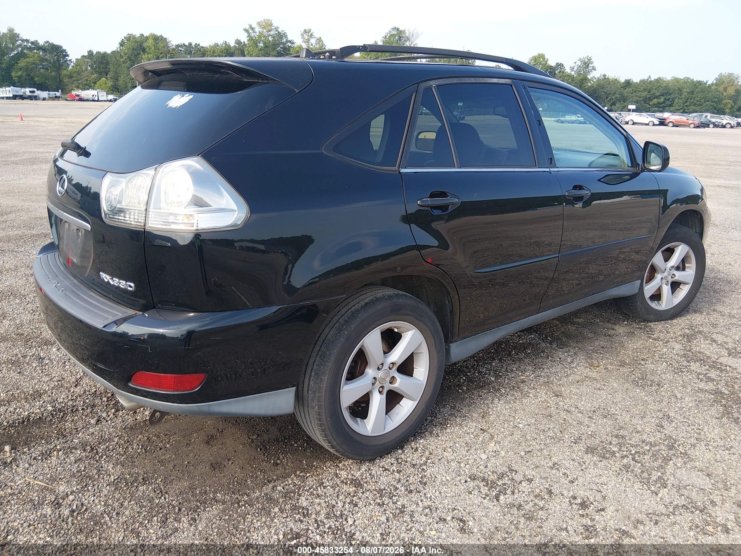 2004 Lexus Rx 330   Black vin: 2T2GA31U64C009288