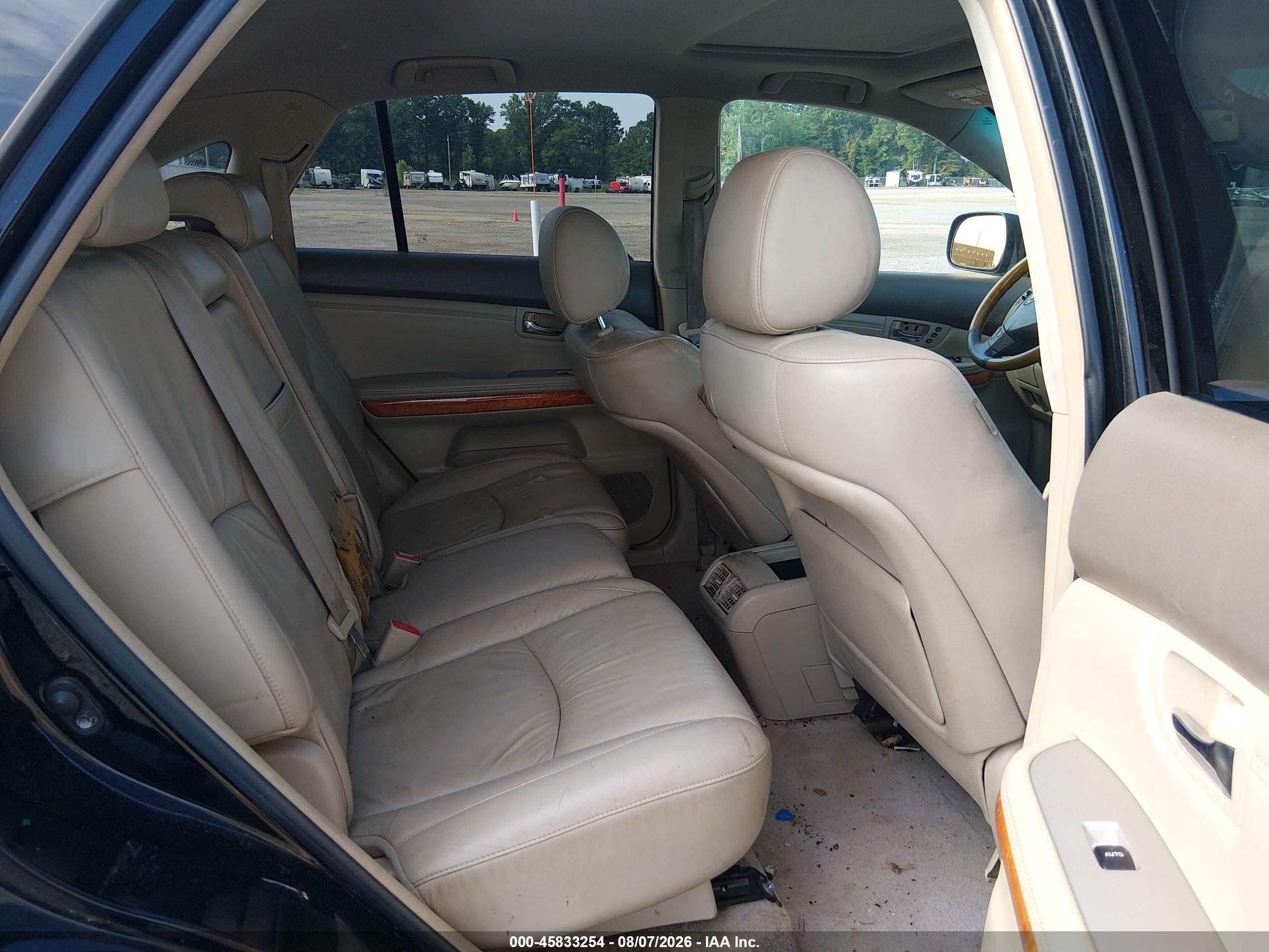 2004 Lexus Rx 330   Black vin: 2T2GA31U64C009288