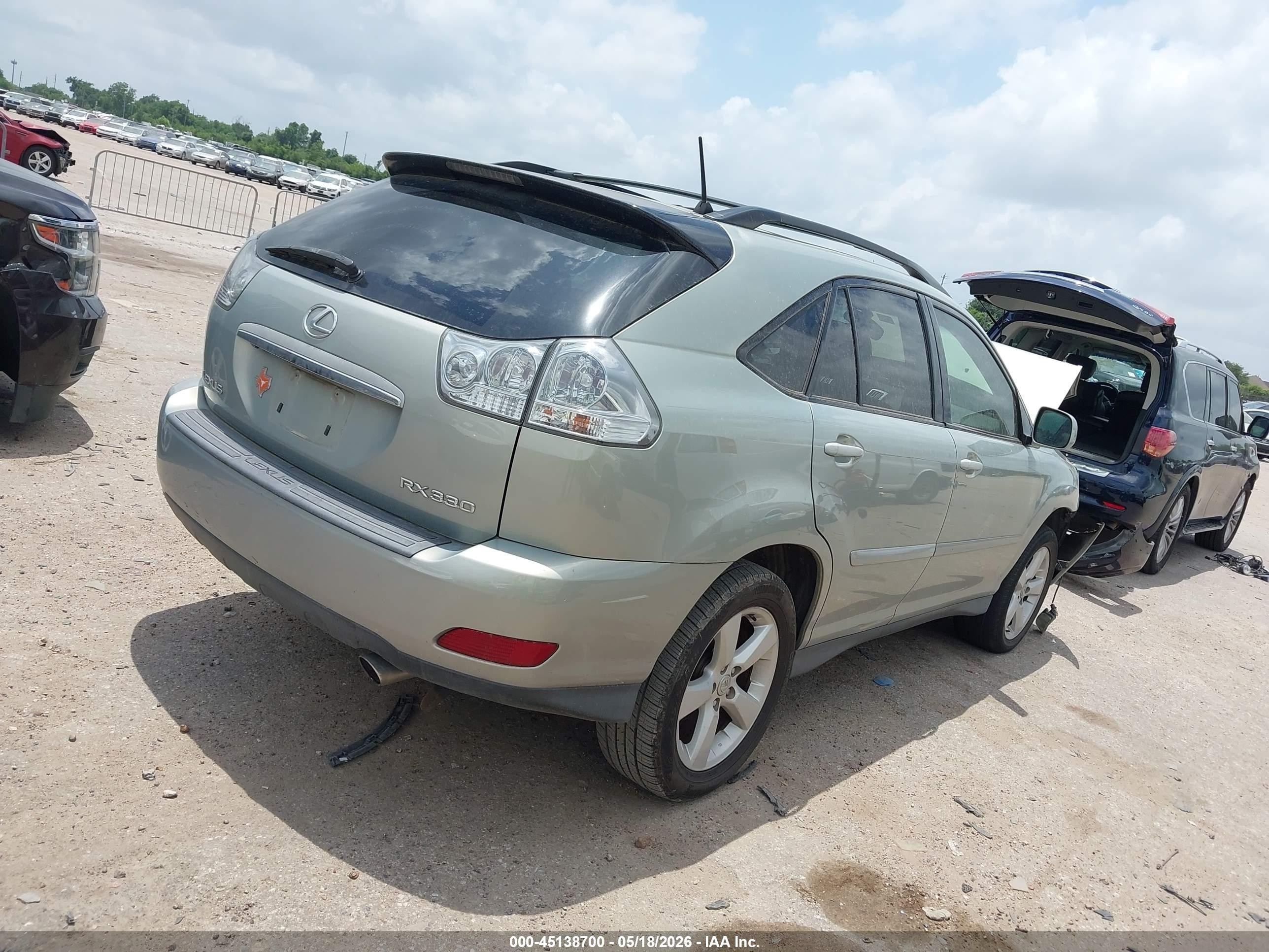 2005 Lexus Rx 330   Silver vin: 2T2GA31U65C025797