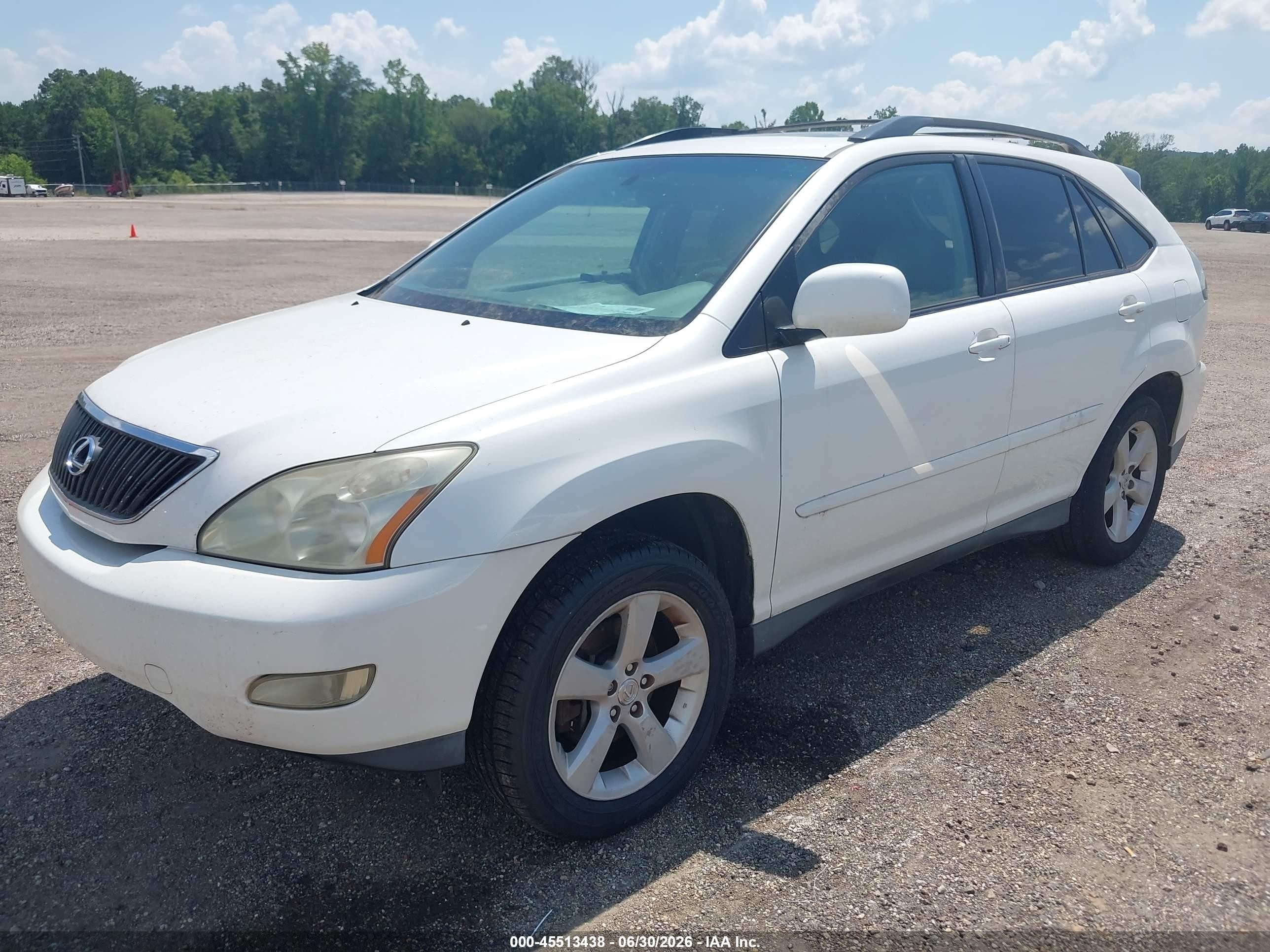 2005 Lexus Rx 330   White vin: 2T2GA31U65C027307
