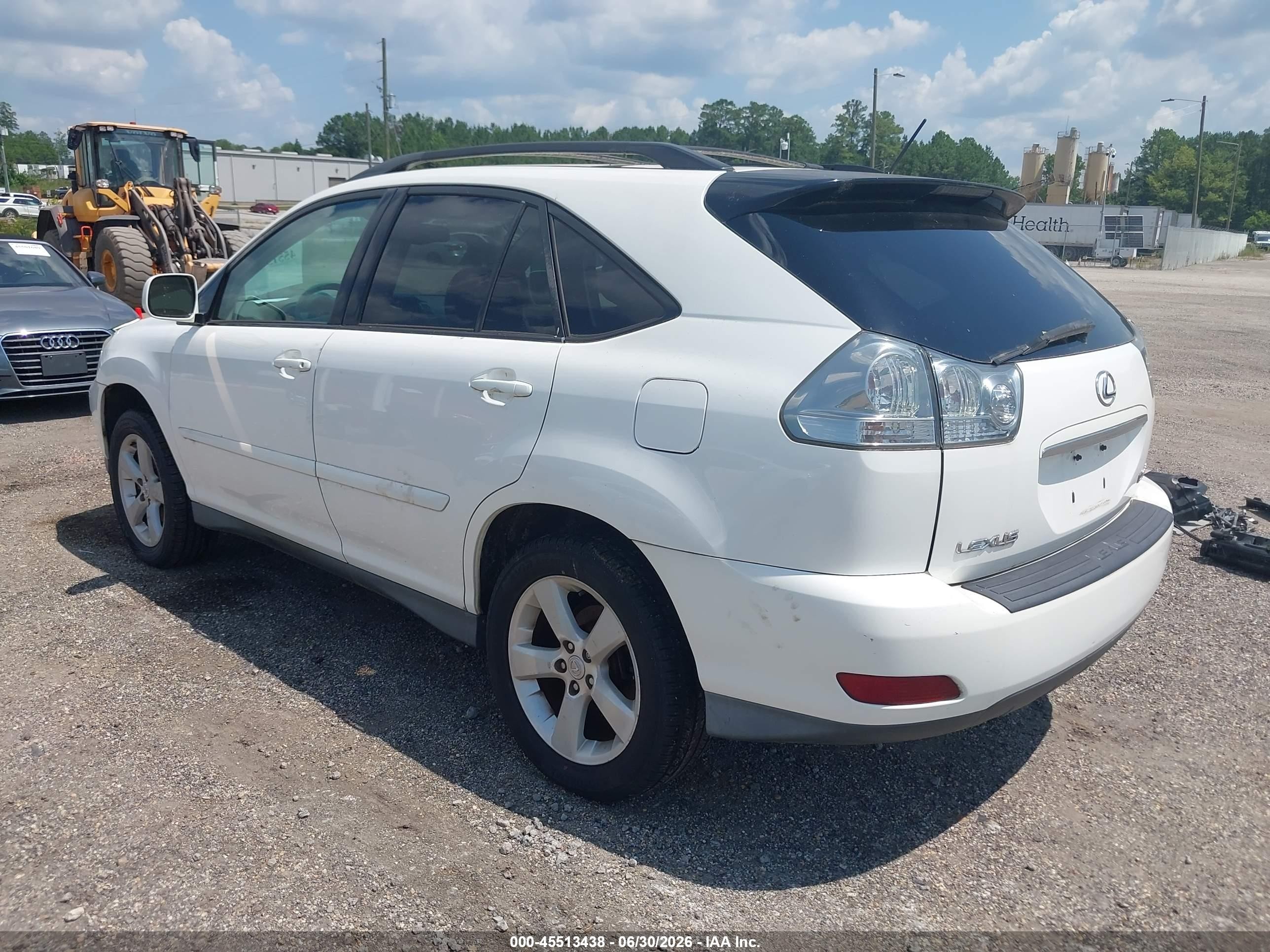 2005 Lexus Rx 330   White vin: 2T2GA31U65C027307