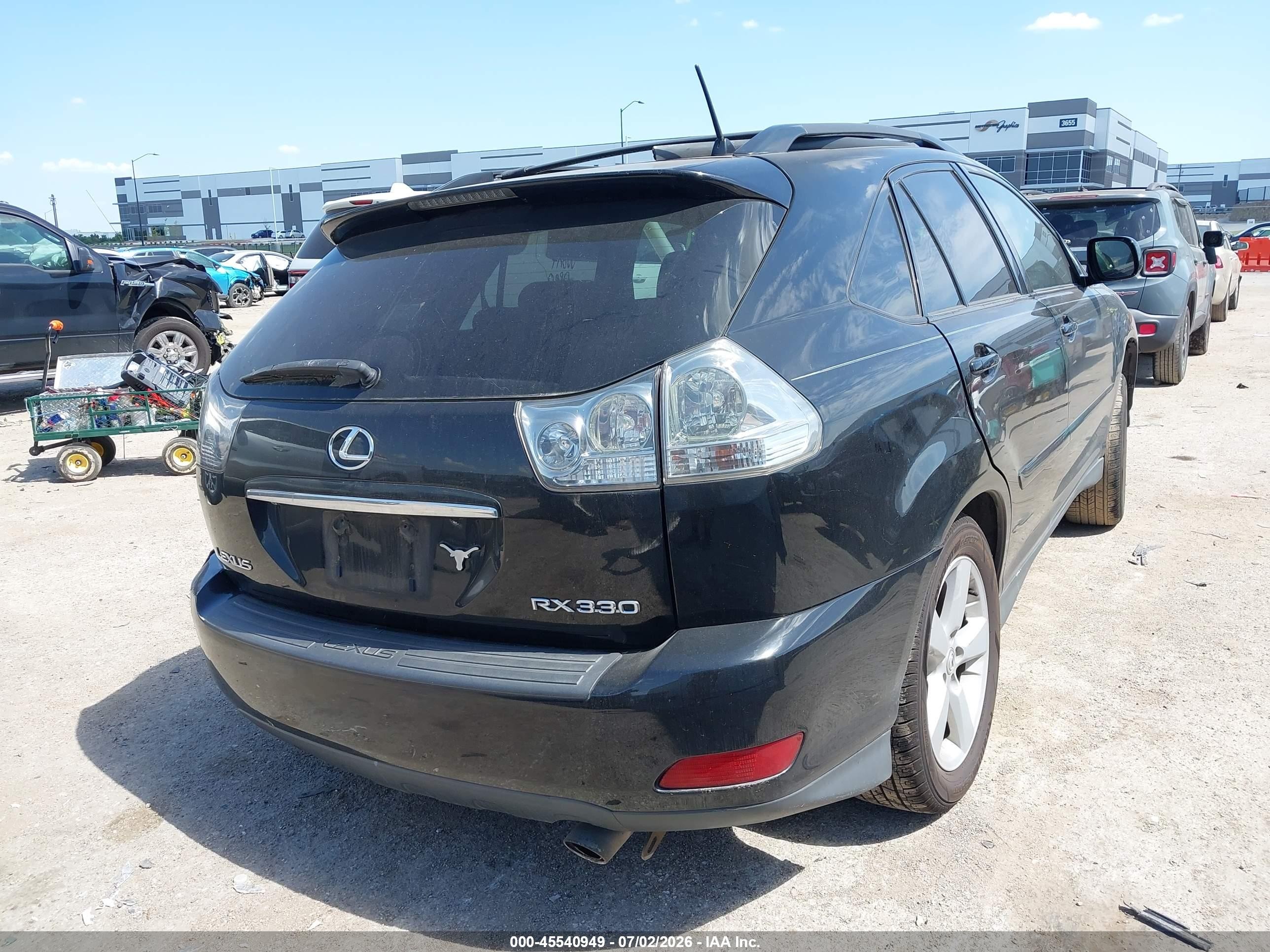 2006 Lexus Rx 330 Black vin: 2T2GA31U66C044433