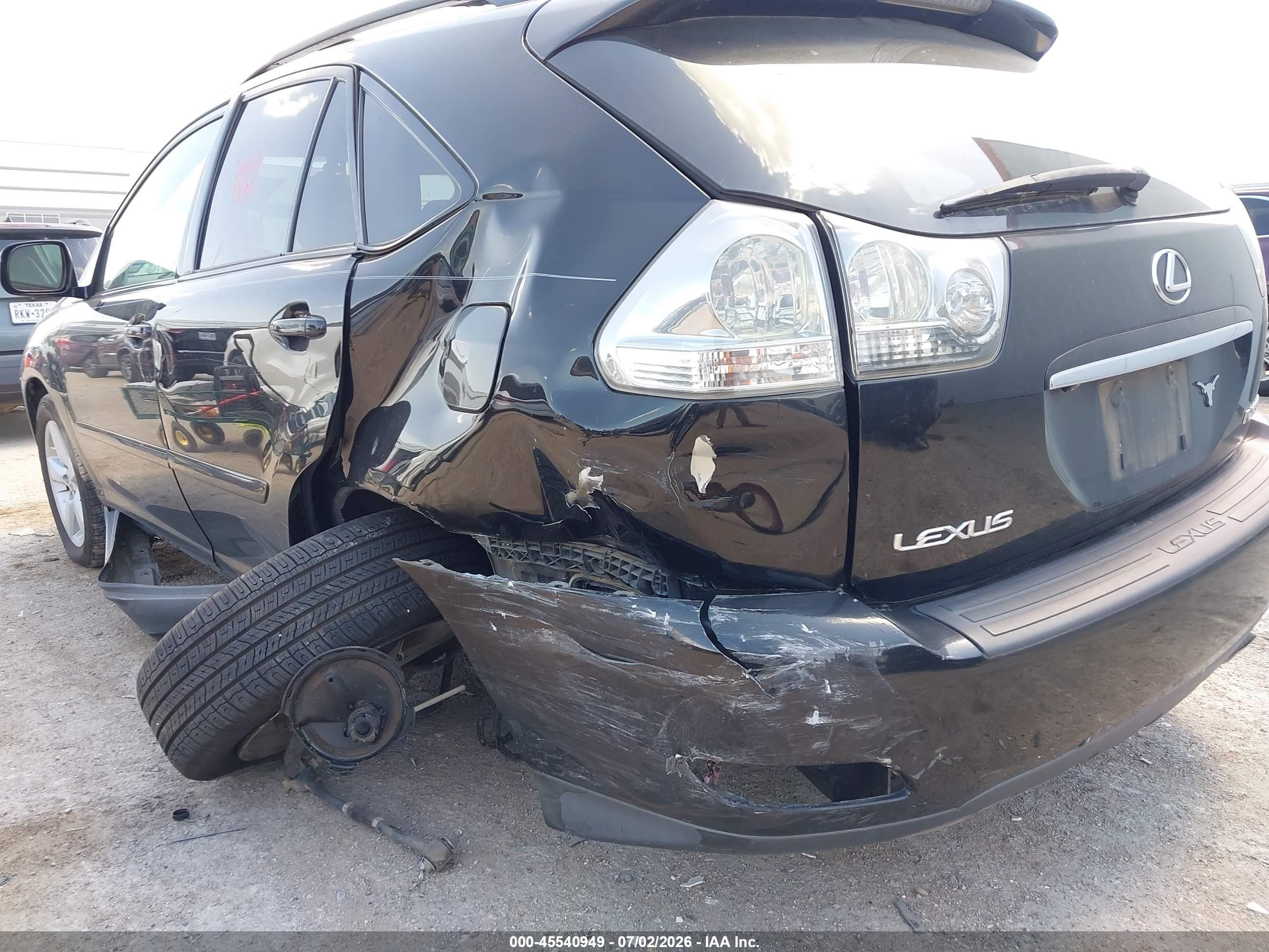 2006 Lexus Rx 330 Black vin: 2T2GA31U66C044433