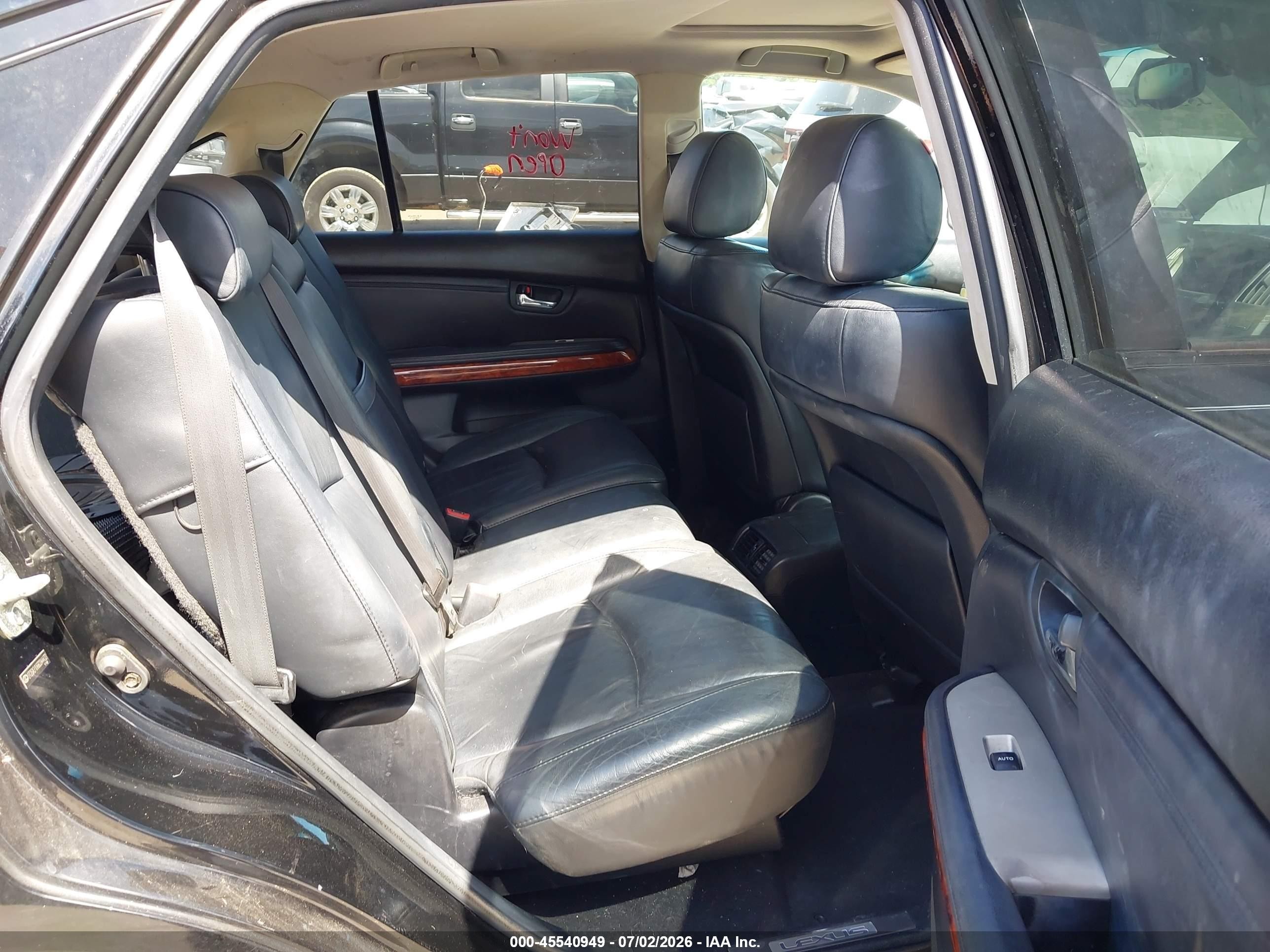 2006 Lexus Rx 330 Black vin: 2T2GA31U66C044433