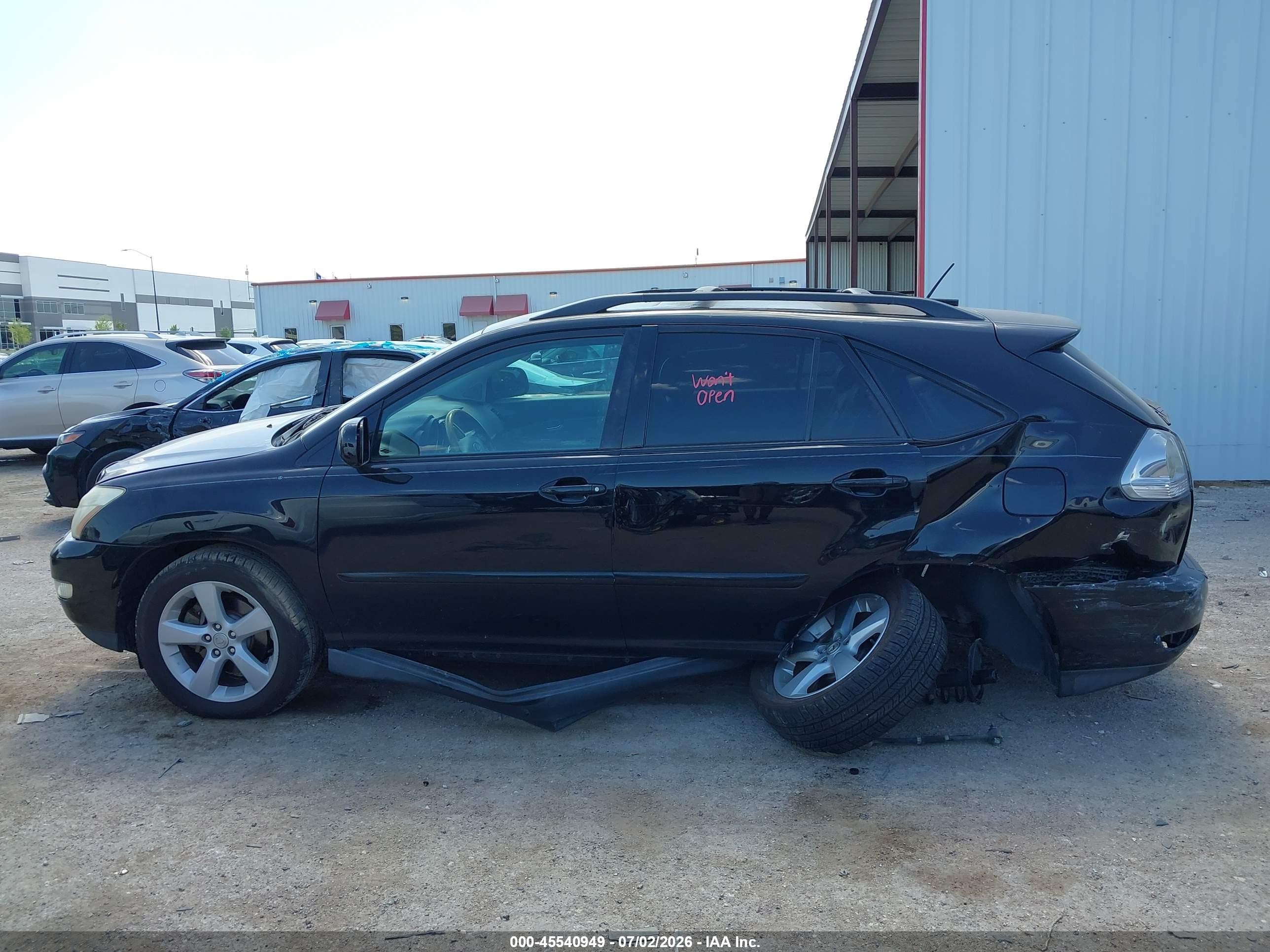 2006 Lexus Rx 330 Black vin: 2T2GA31U66C044433
