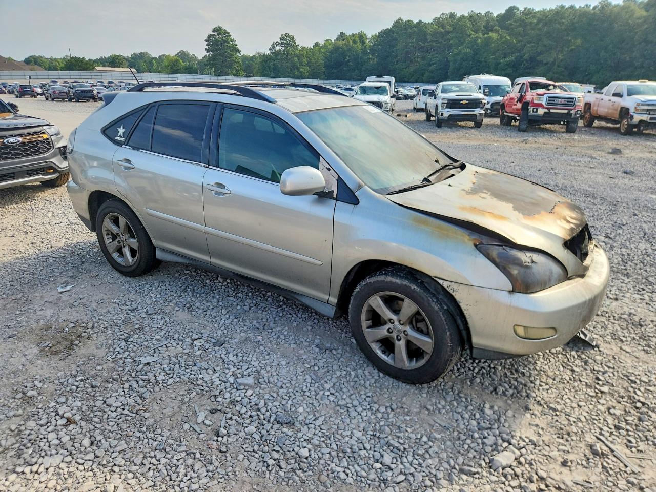 2004 Lexus Rx 330 Silver vin: 2T2GA31U74C014080