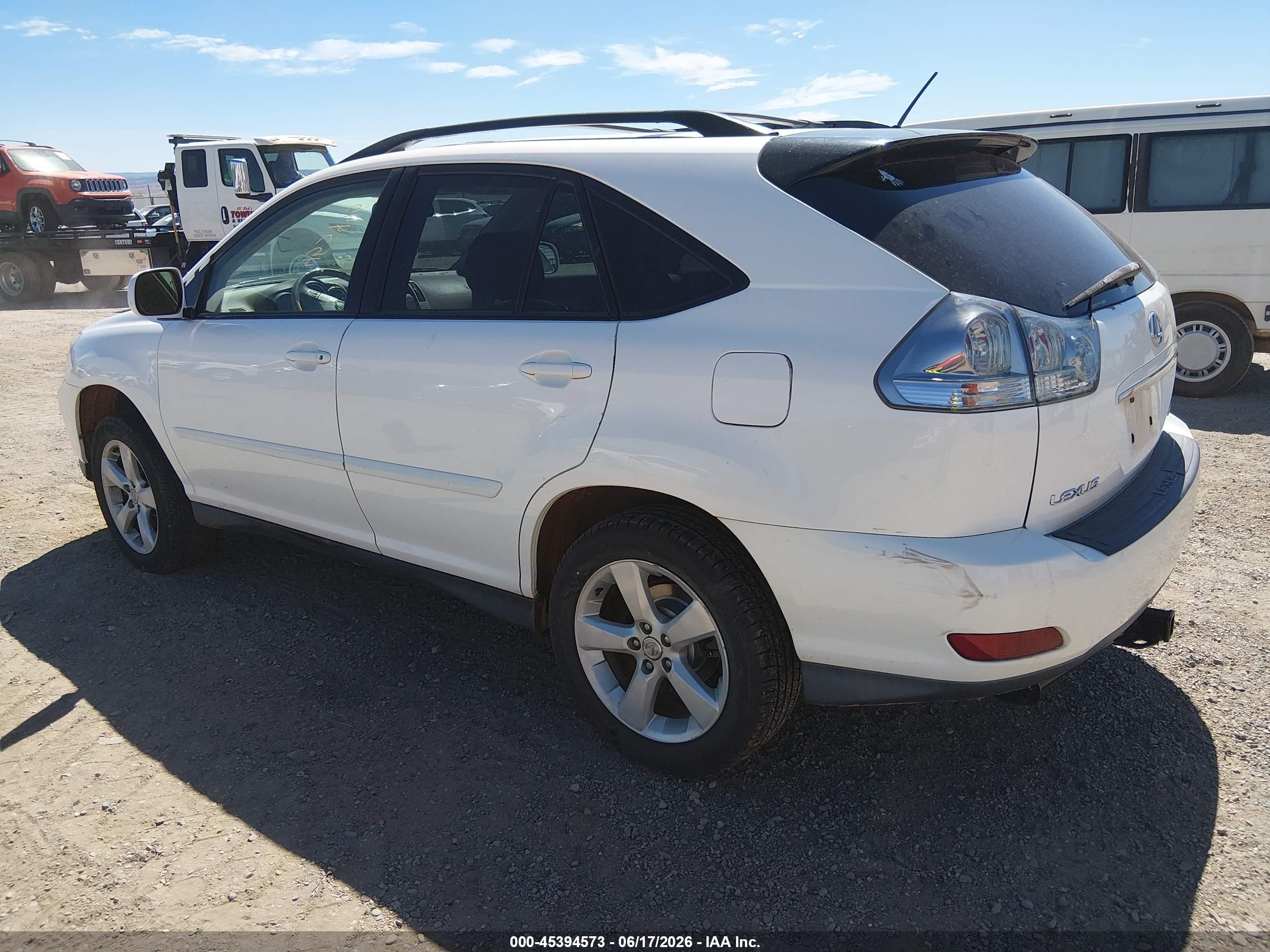 2004 Lexus Rx 330 White vin: 2T2GA31U74C014855