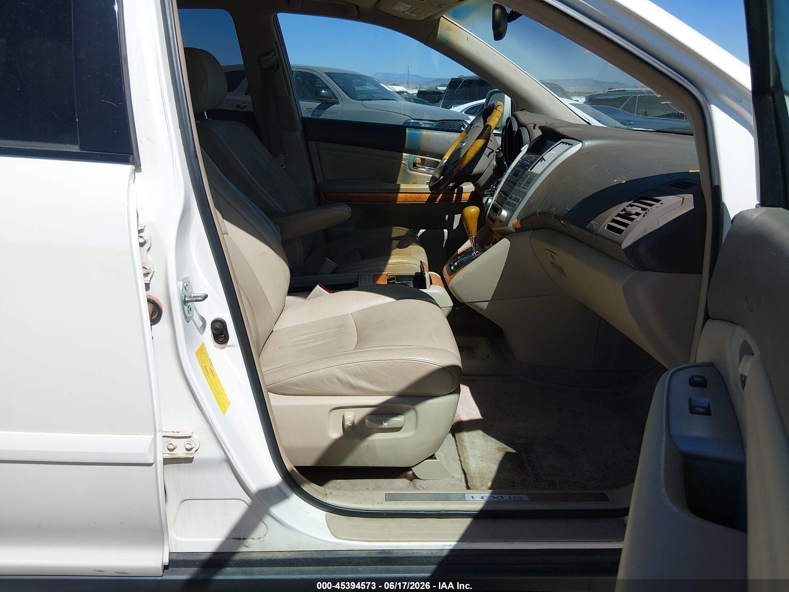 2004 Lexus Rx 330 White vin: 2T2GA31U74C014855
