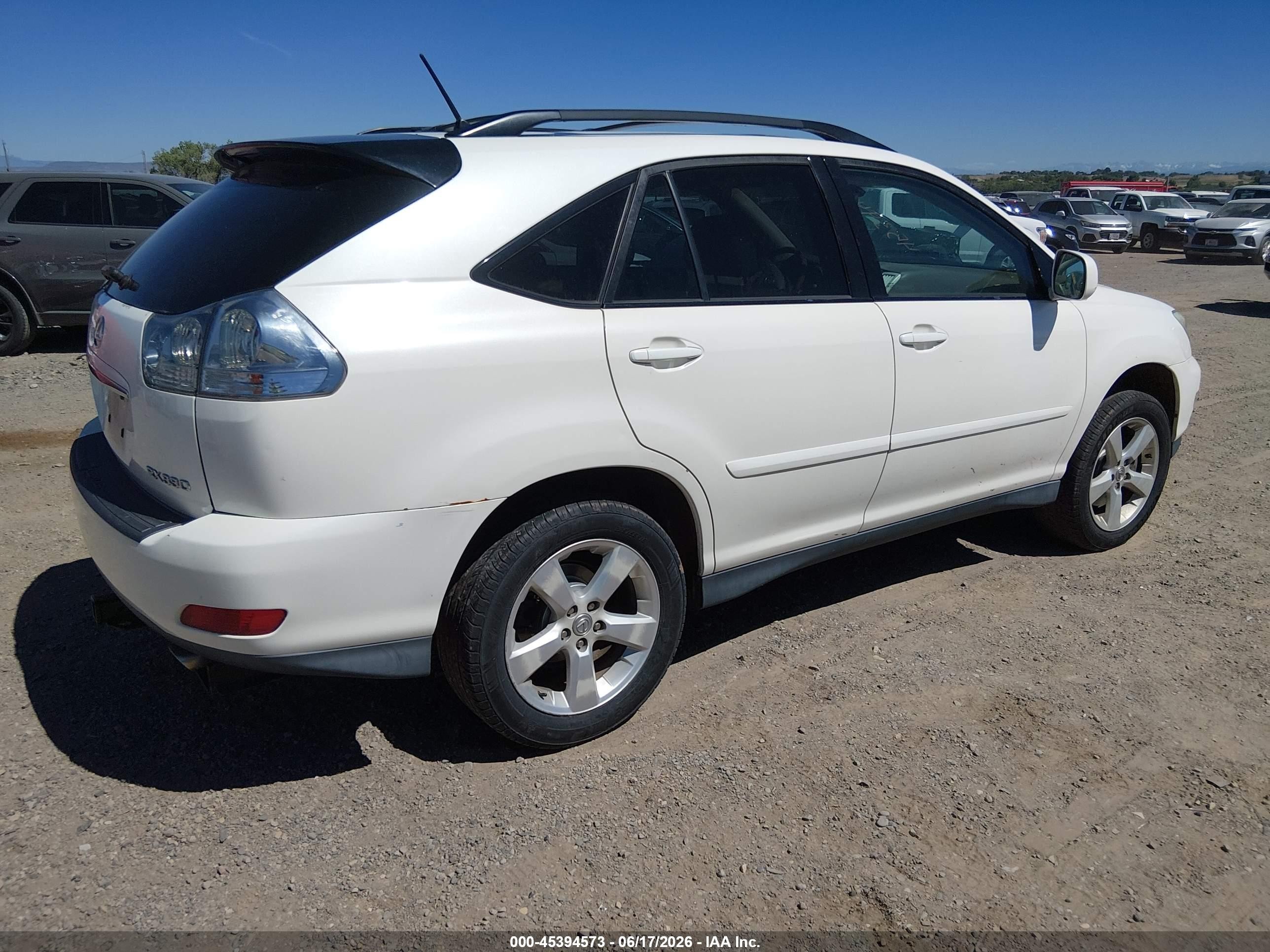 2004 Lexus Rx 330 White vin: 2T2GA31U74C014855