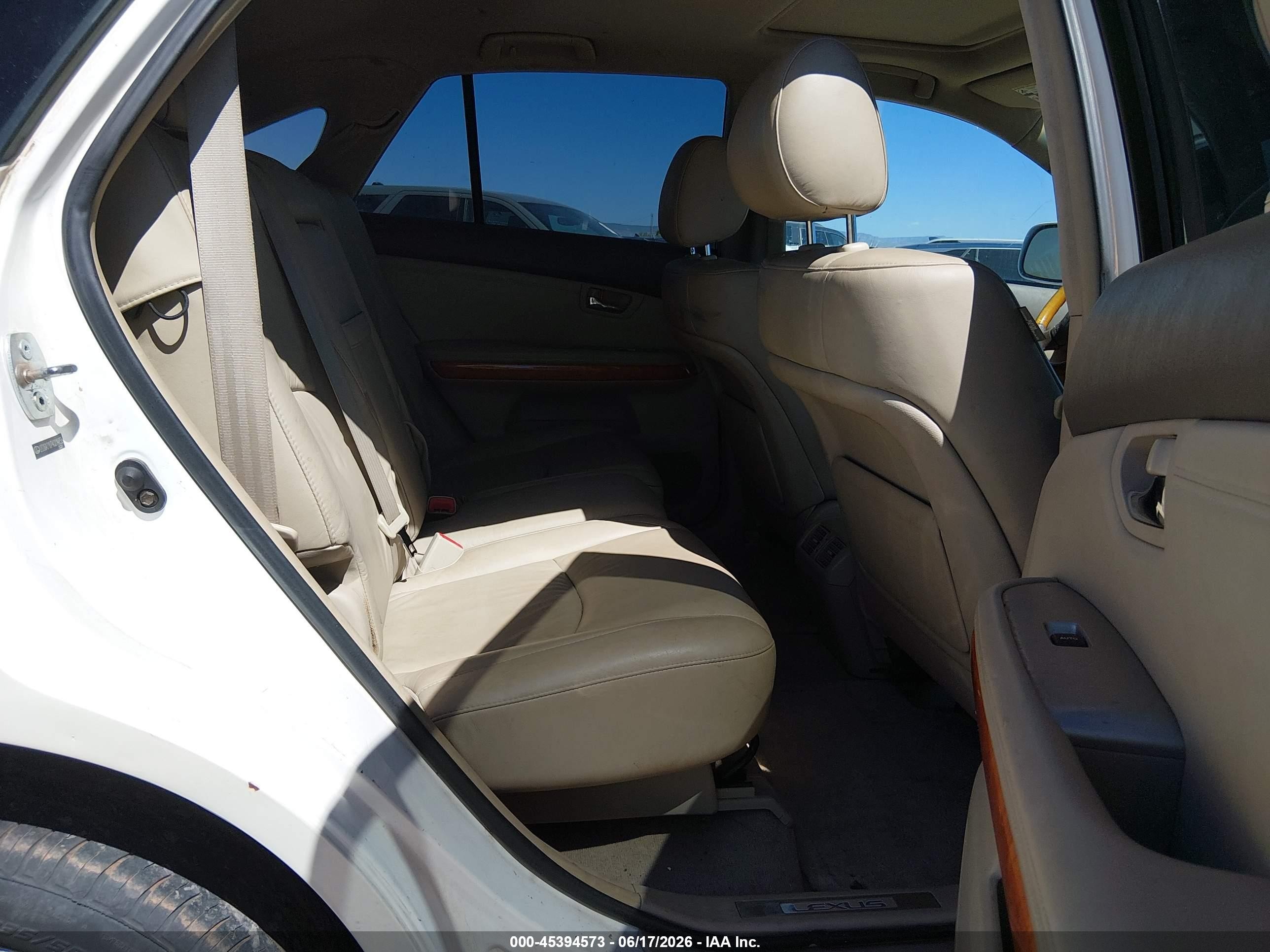 2004 Lexus Rx 330 White vin: 2T2GA31U74C014855