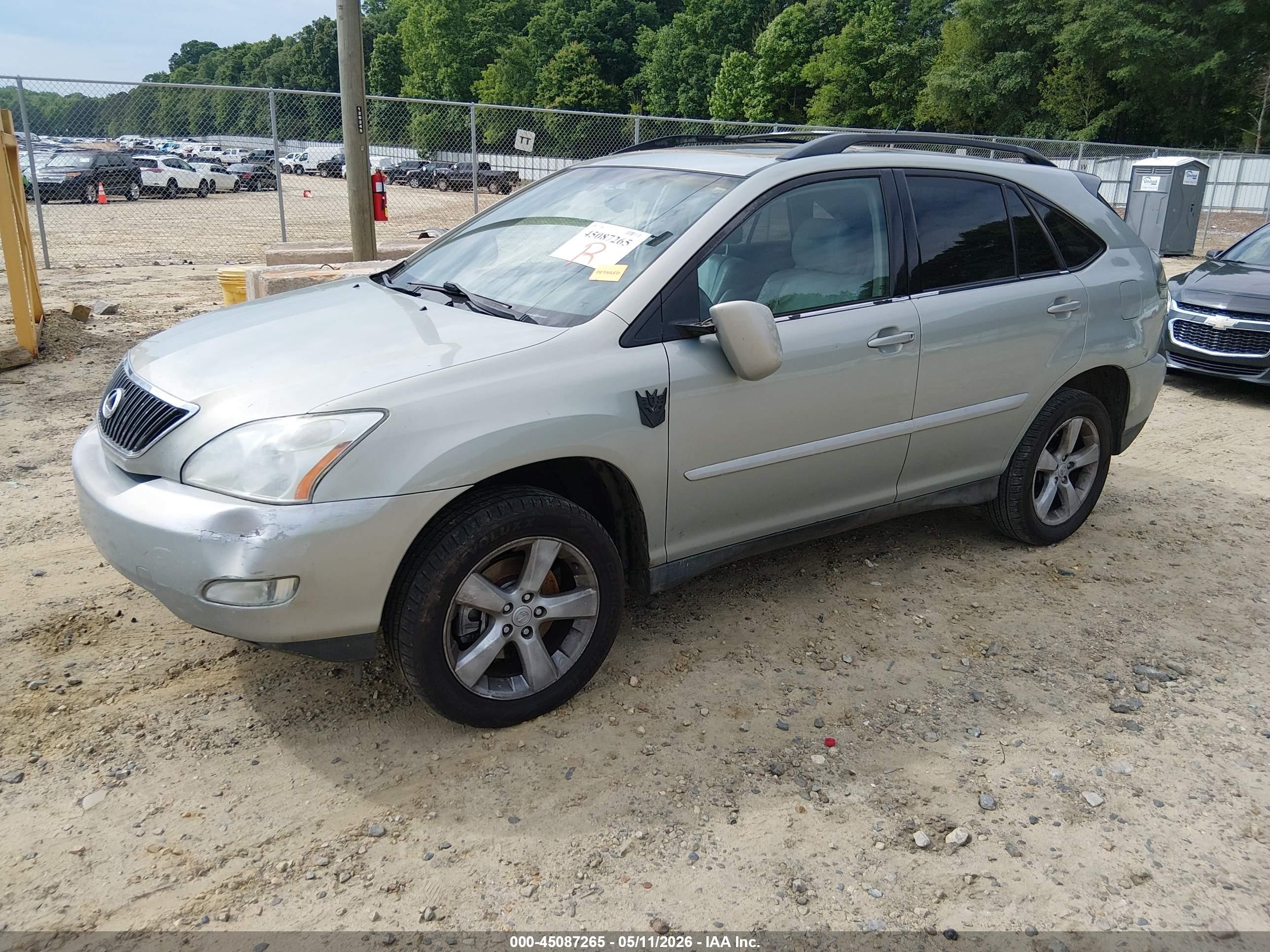 2004 Lexus Rx 330   Silver vin: 2T2GA31U74C017724