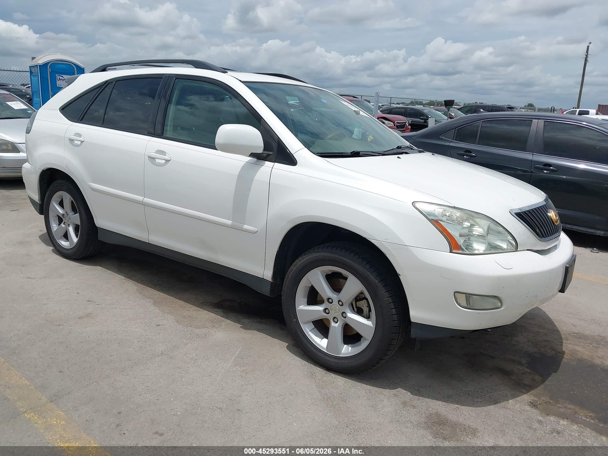 2005 Lexus Rx 330 White vin: 2T2GA31U75C040325