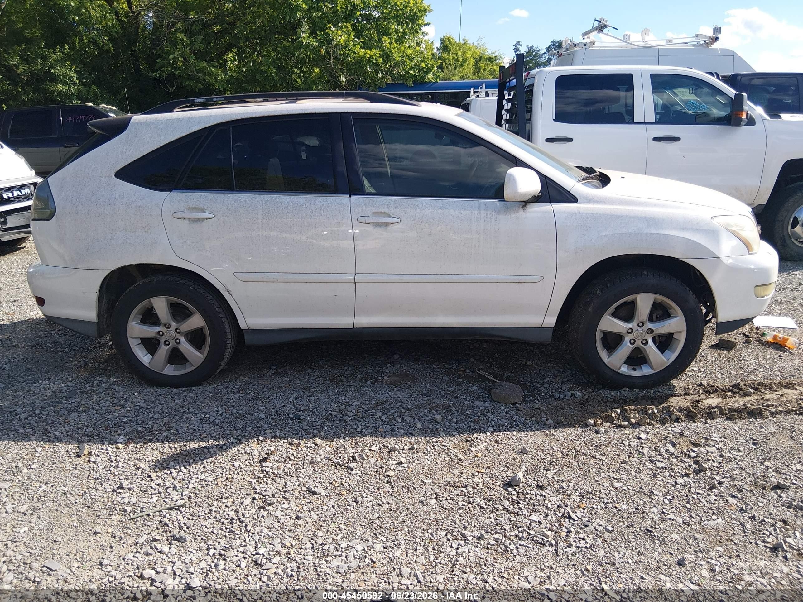 2006 Lexus Rx 330   White vin: 2T2GA31U76C047602