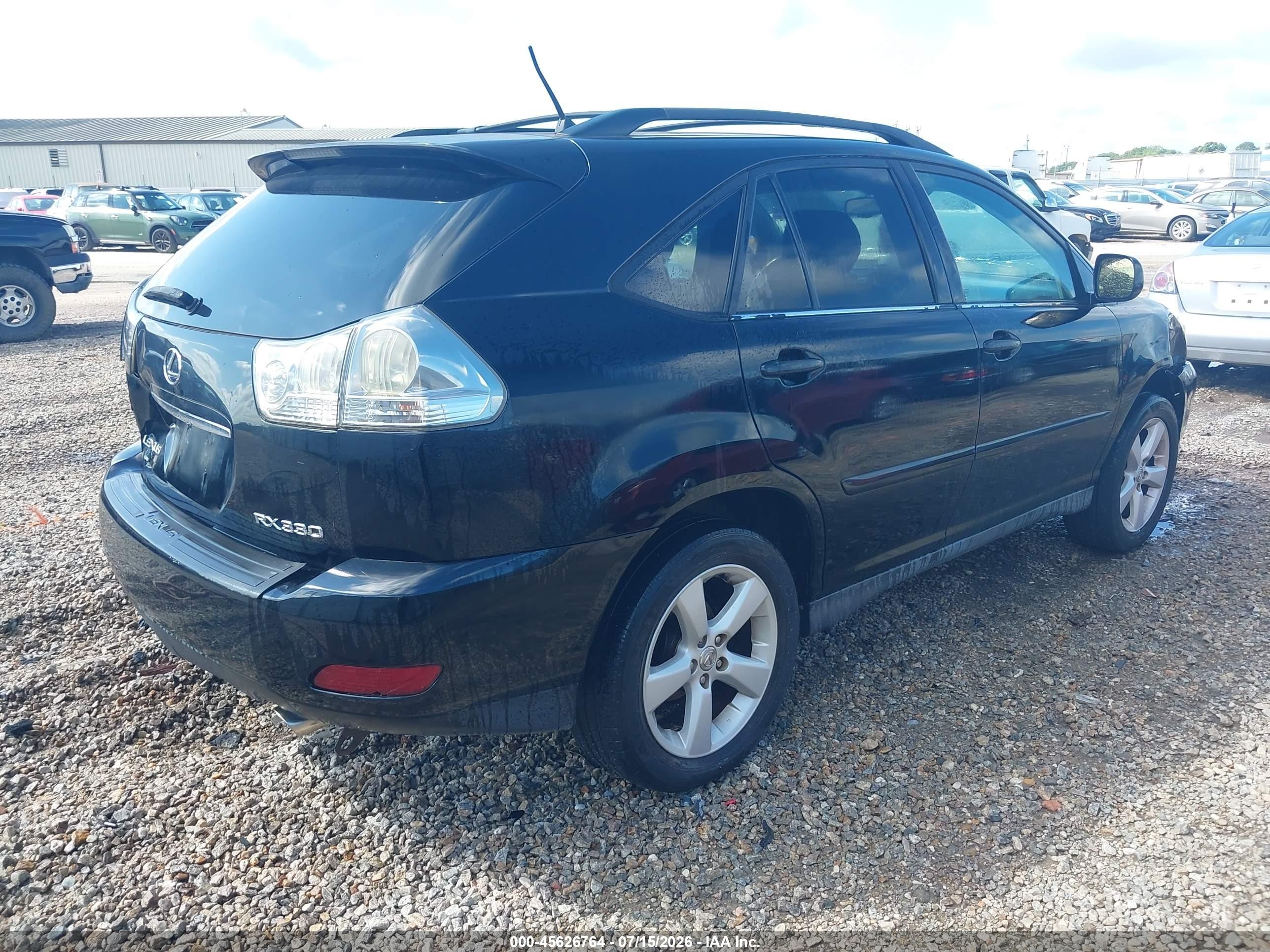 2006 Lexus Rx 330   Black vin: 2T2GA31U76C051973
