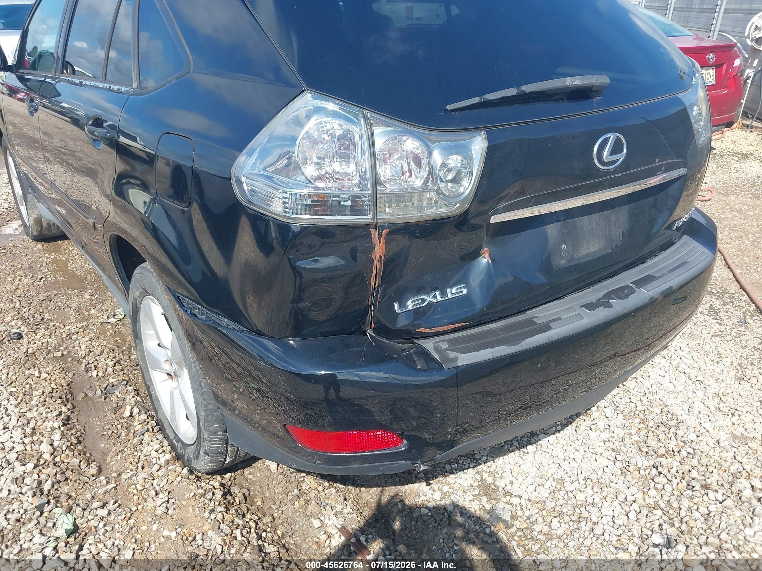 2006 Lexus Rx 330   Black vin: 2T2GA31U76C051973