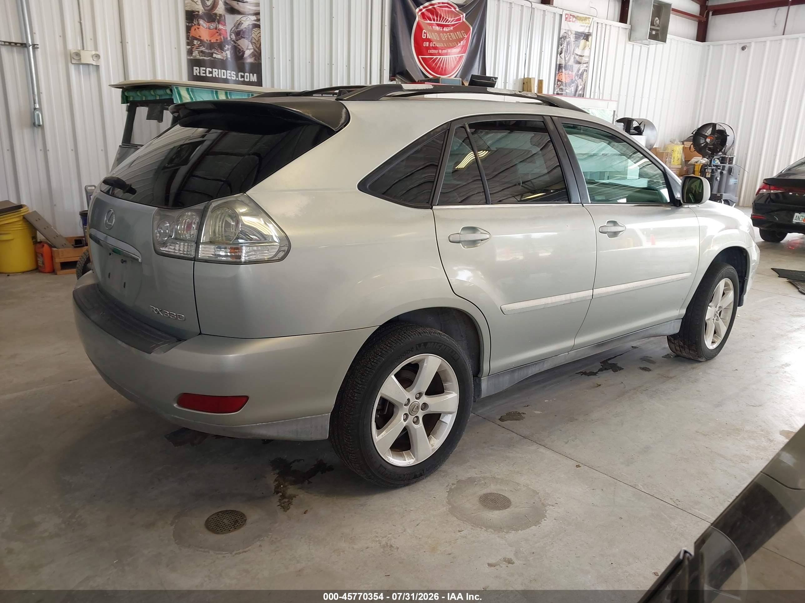 2004 Lexus Rx 330   Silver vin: 2T2GA31U84C003993