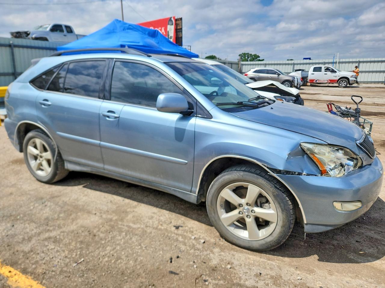 2004 Lexus Rx 330 Blue vin: 2T2GA31U84C005968