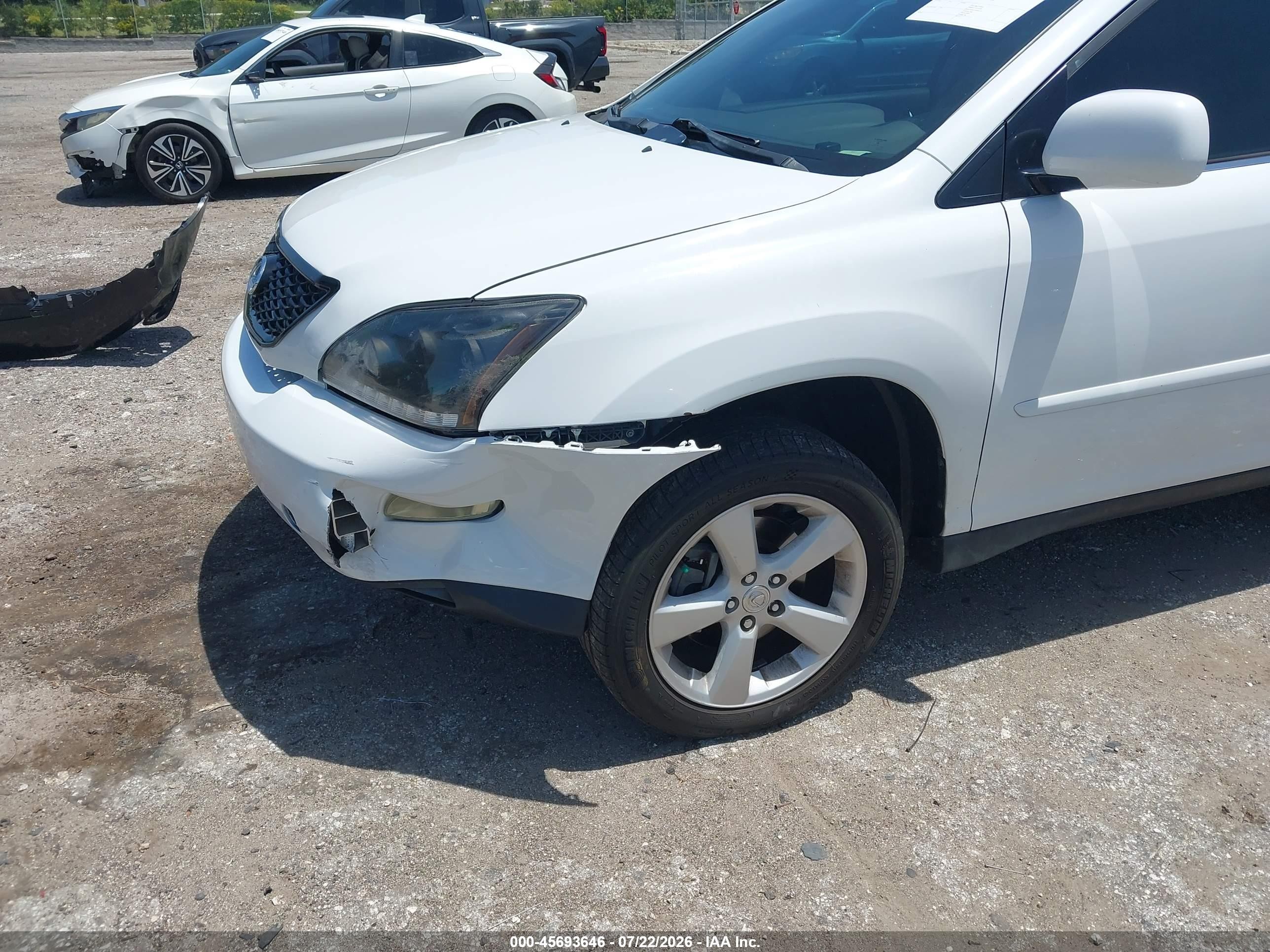 2005 Lexus Rx 330 White vin: 2T2GA31U85C041466