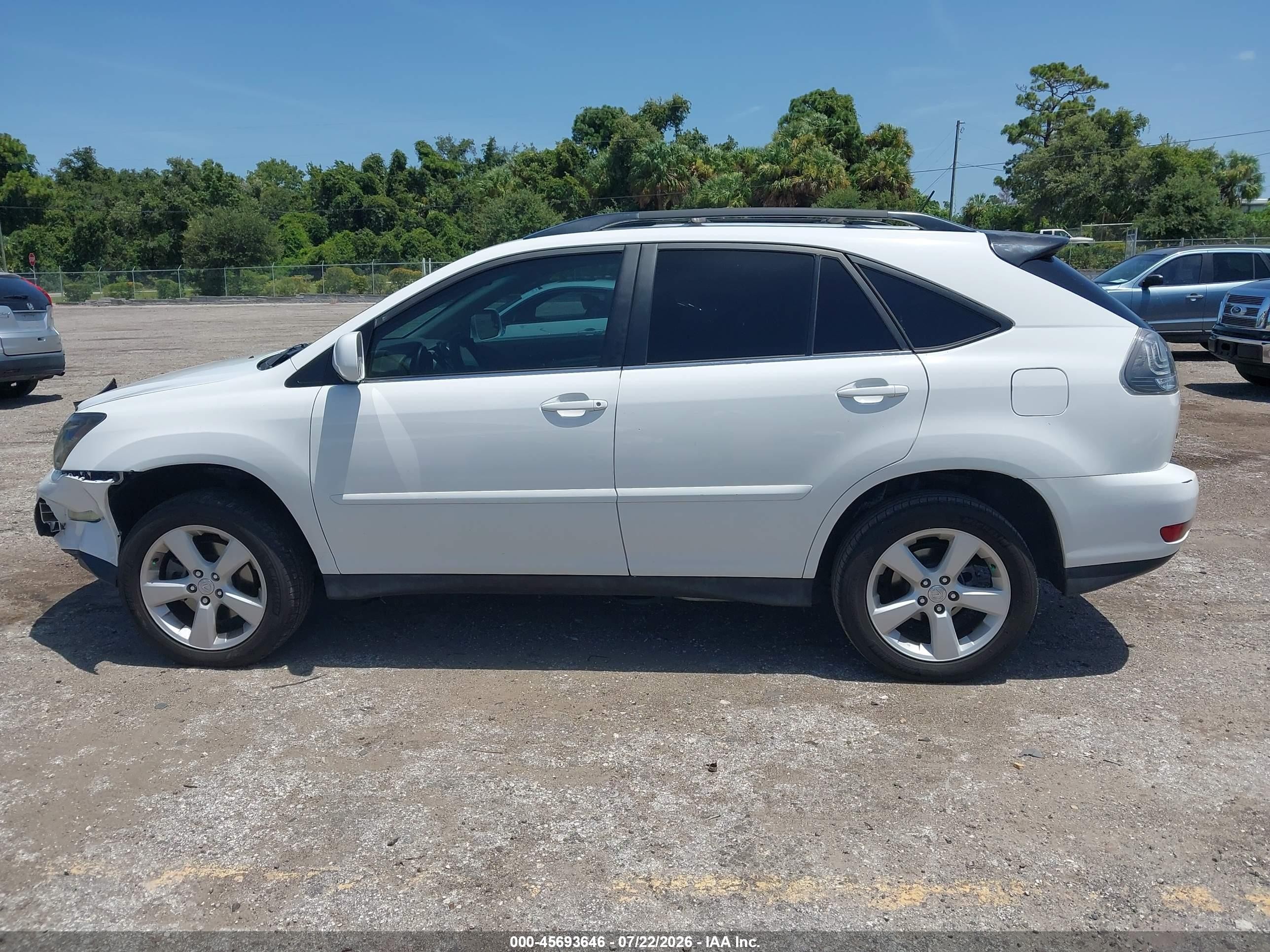 2005 Lexus Rx 330 White vin: 2T2GA31U85C041466