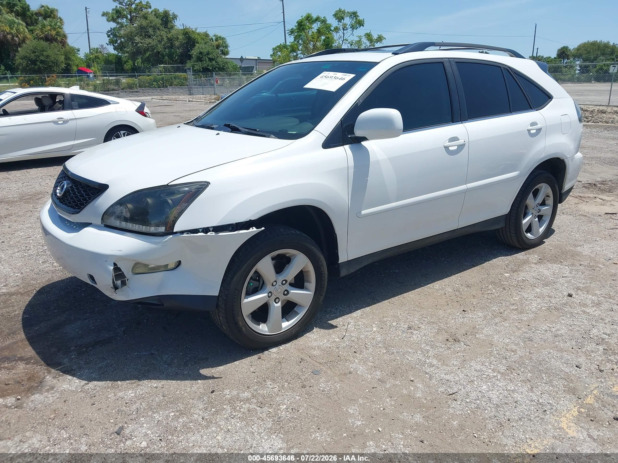 2005 Lexus Rx 330 White vin: 2T2GA31U85C041466