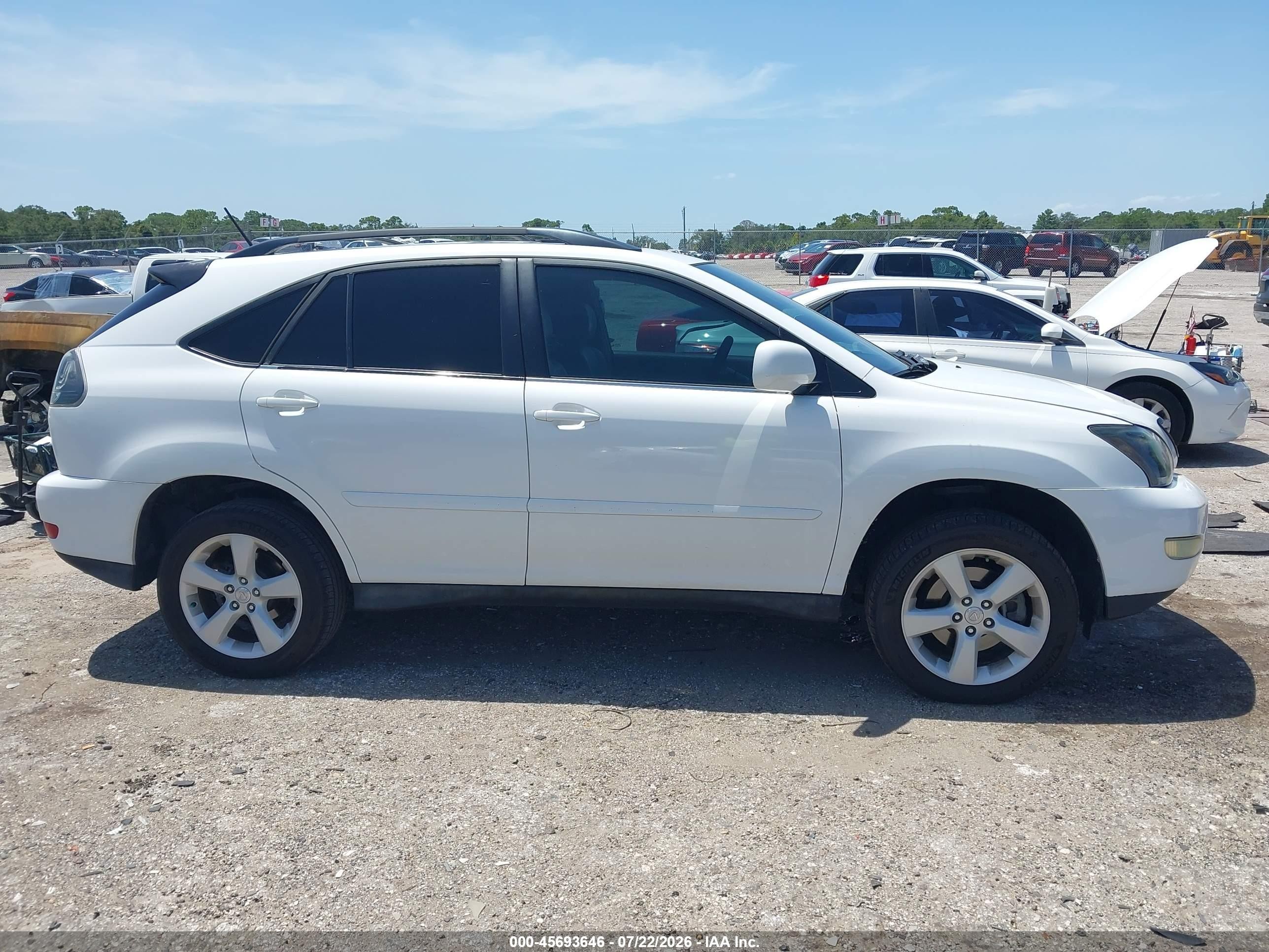 2005 Lexus Rx 330 White vin: 2T2GA31U85C041466