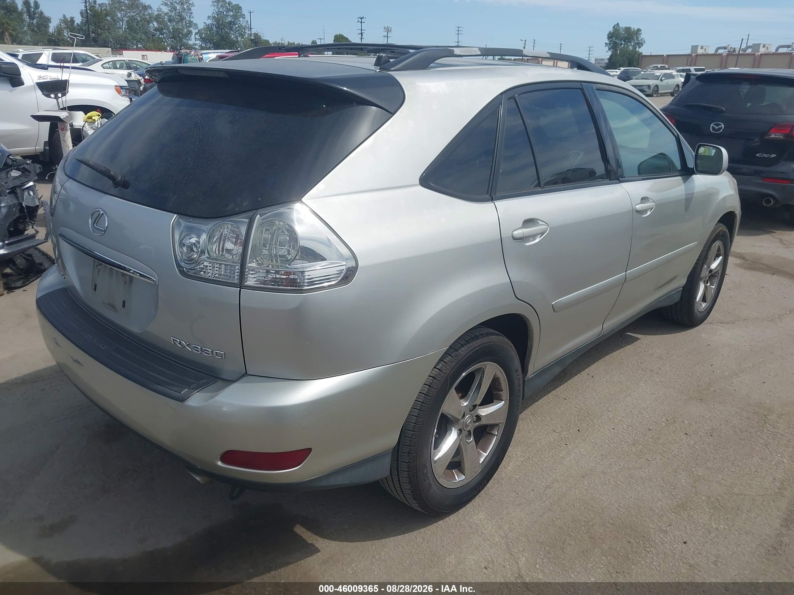 2004 Lexus Rx 330   Silver vin: 2T2GA31U94C007518