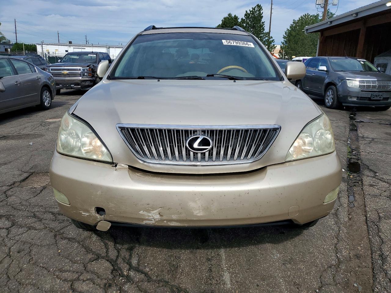 2004 Lexus Rx 330 Gold vin: 2T2GA31U94C016882