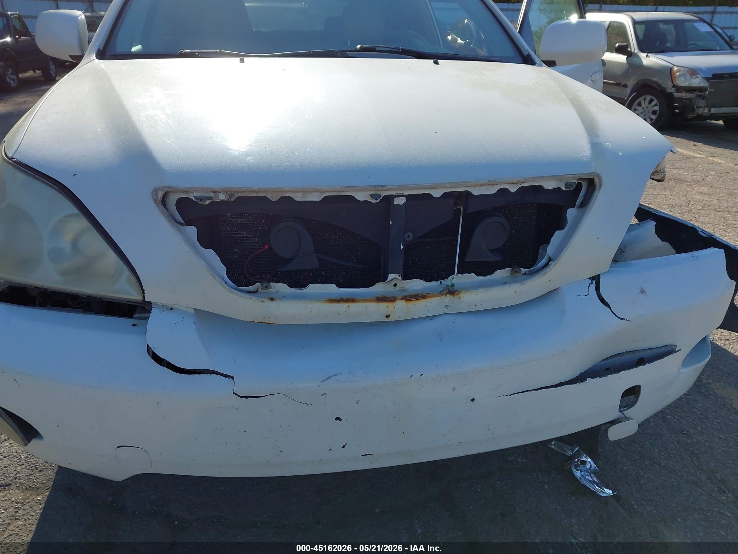 2005 Lexus Rx 330   White vin: 2T2GA31U95C021968