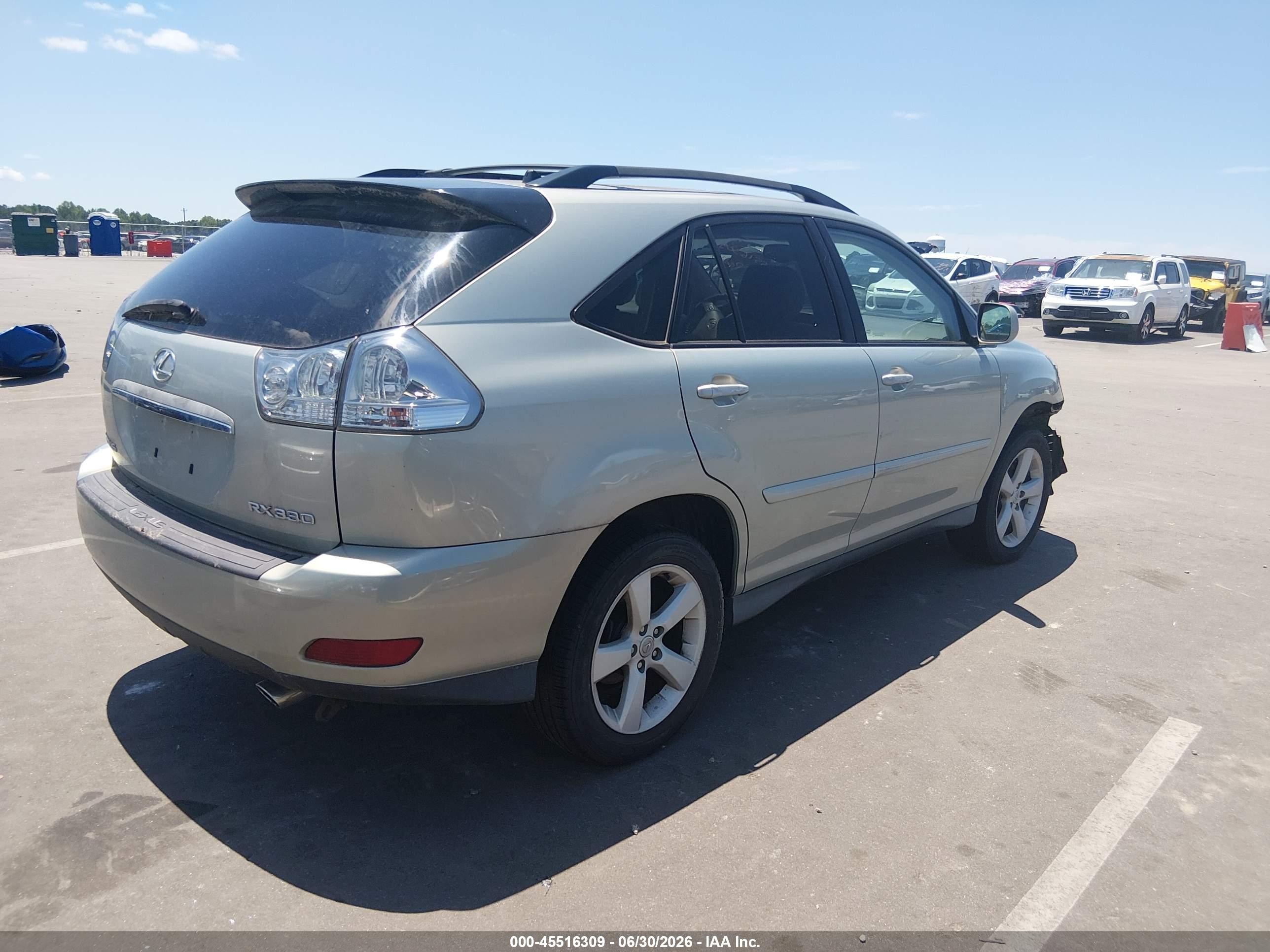 2005 Lexus Rx 330   Silver vin: 2T2GA31U95C032601