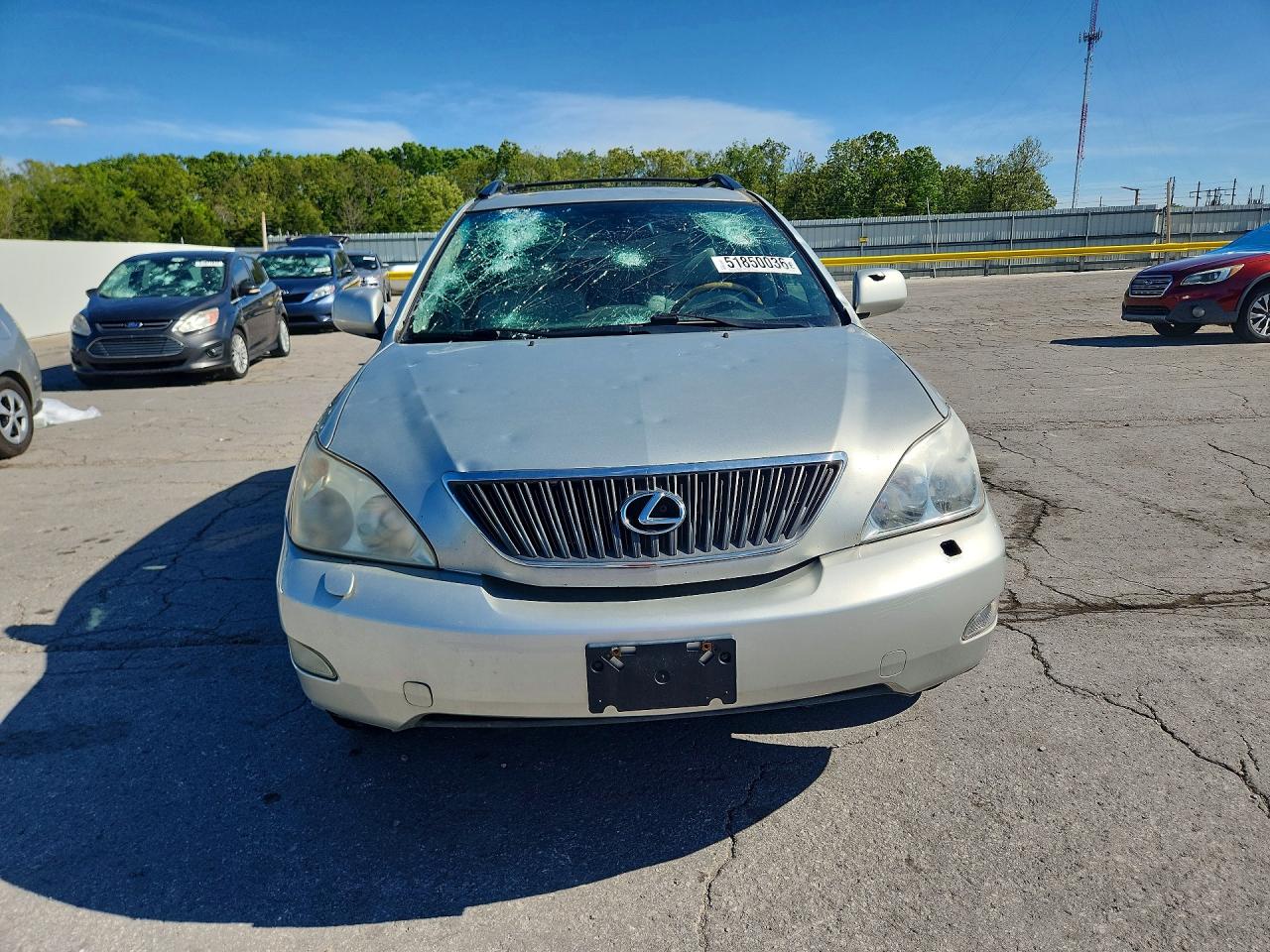 2005 Lexus Rx 330 Silver vin: 2T2GA31U95C040536