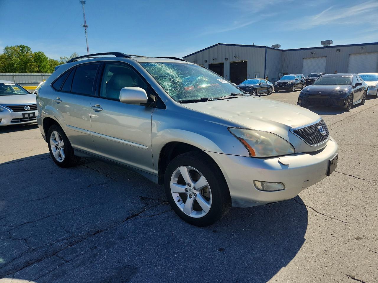 2005 Lexus Rx 330 Silver vin: 2T2GA31U95C040536
