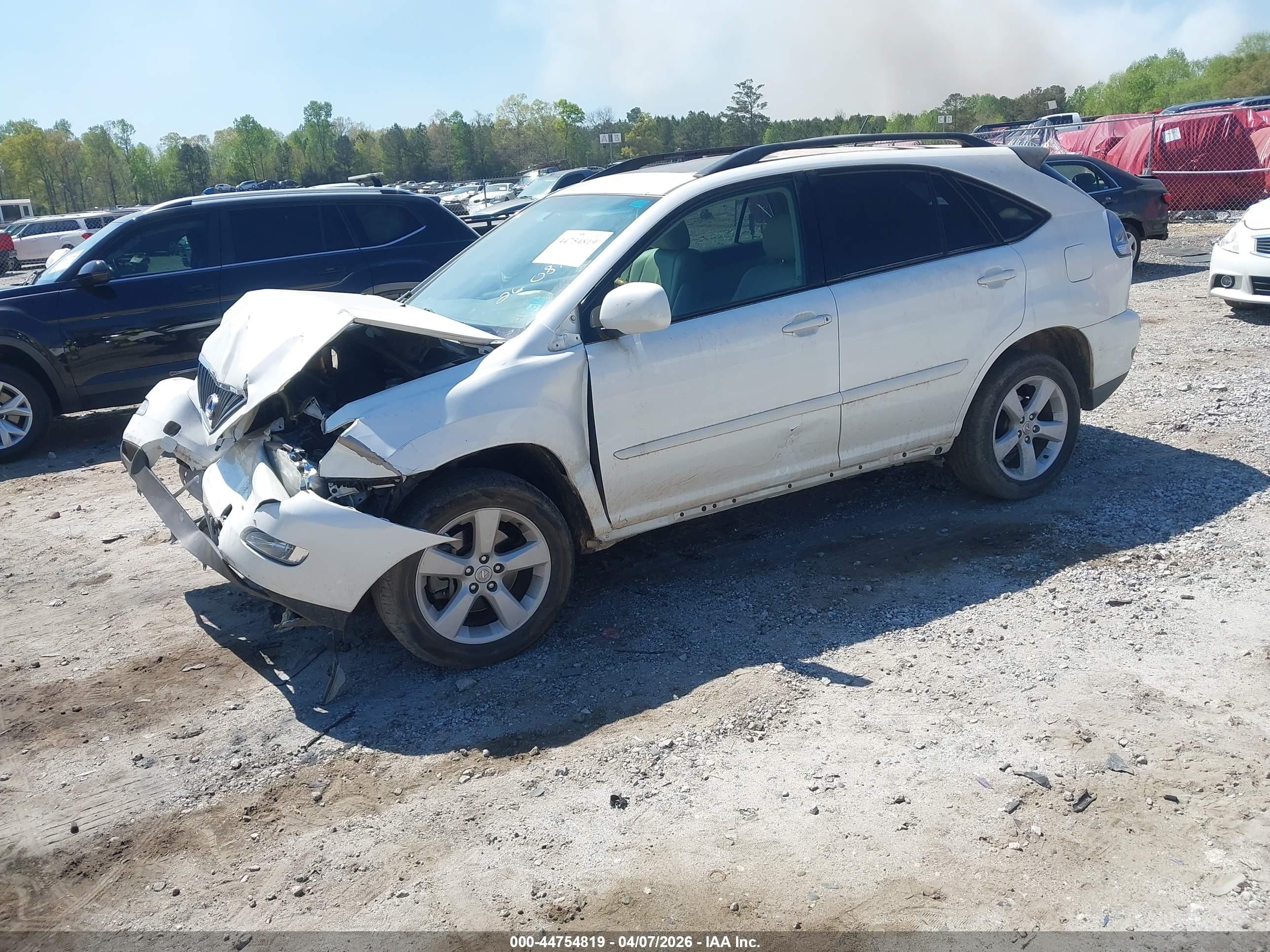 2006 Lexus Rx 330   White vin: 2T2GA31U96C043924