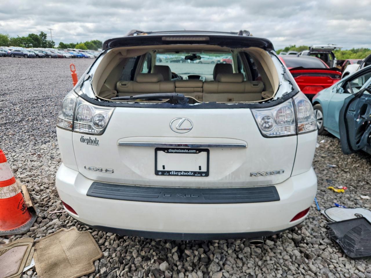 2006 Lexus Rx 330 White vin: 2T2GA31U96C049674