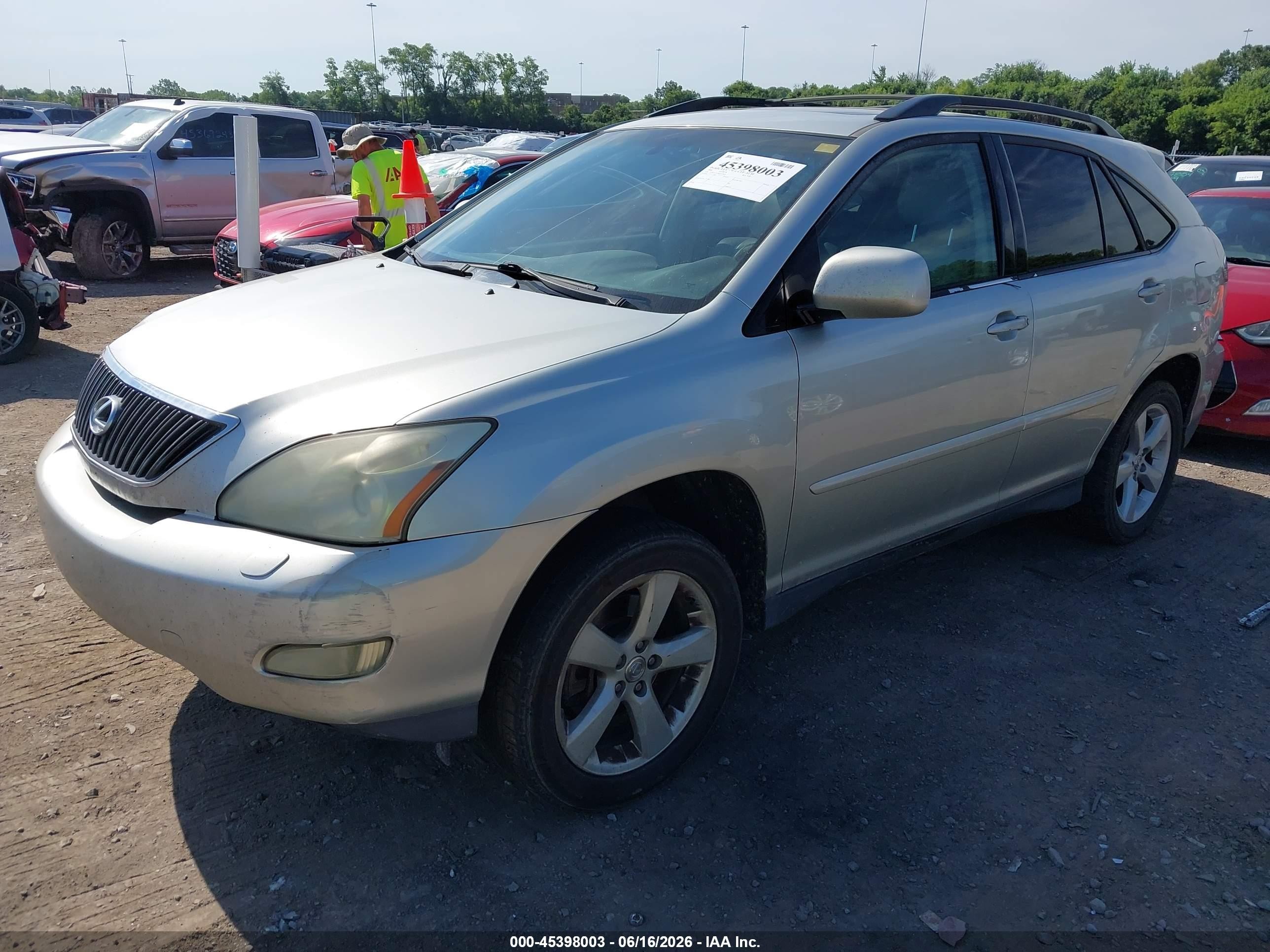 2004 Lexus Rx 330   Silver vin: 2T2GA31UX4C015871