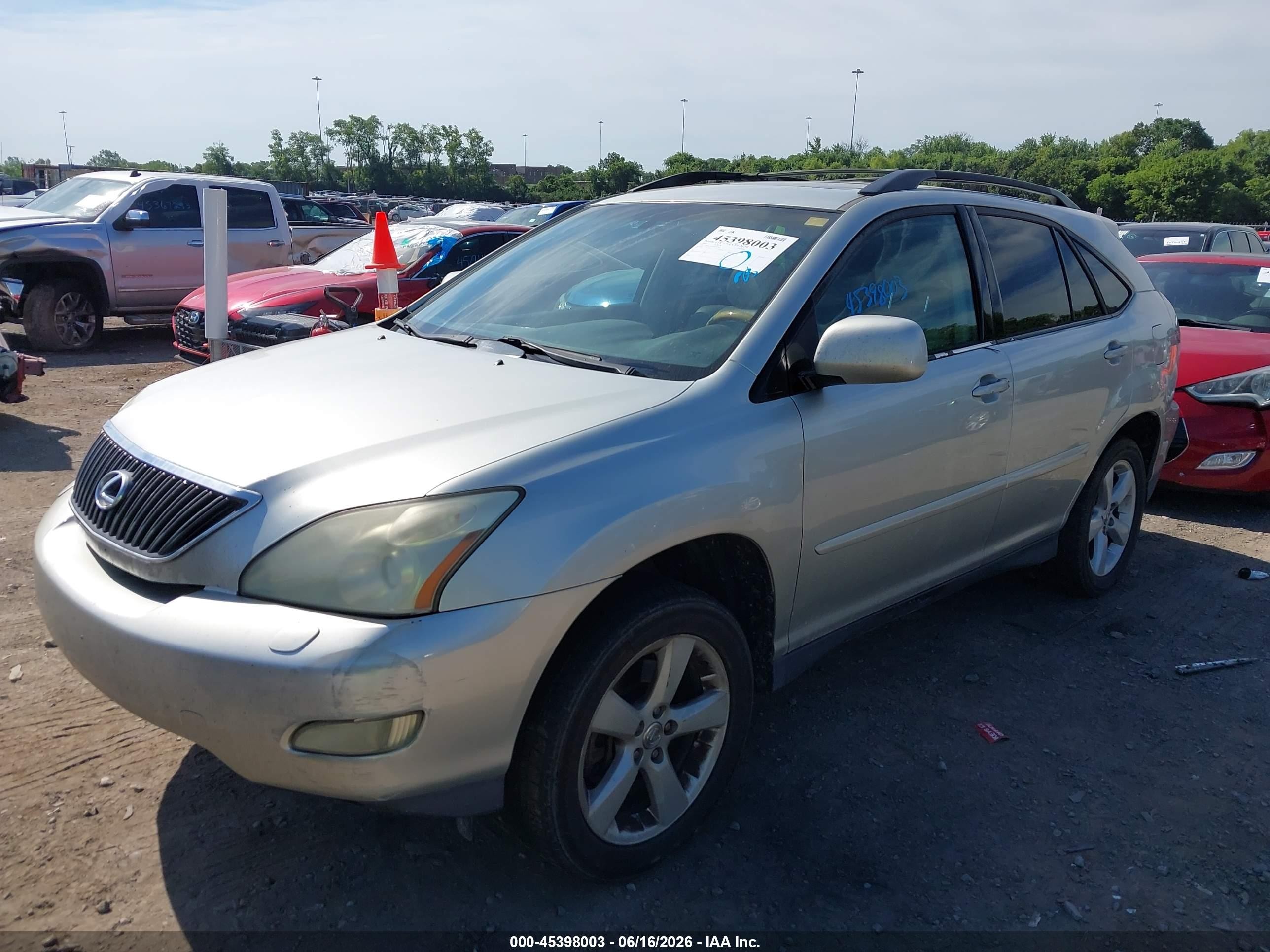 2004 Lexus Rx 330   Silver vin: 2T2GA31UX4C015871