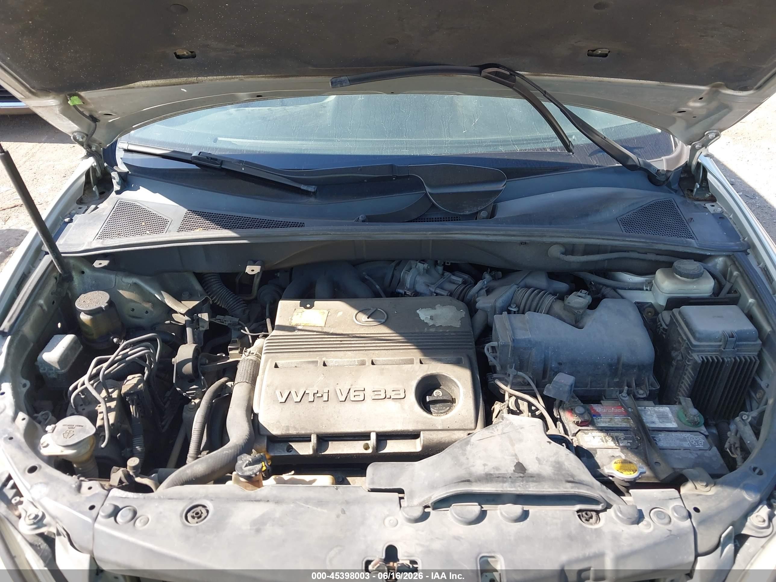 2004 Lexus Rx 330   Silver vin: 2T2GA31UX4C015871