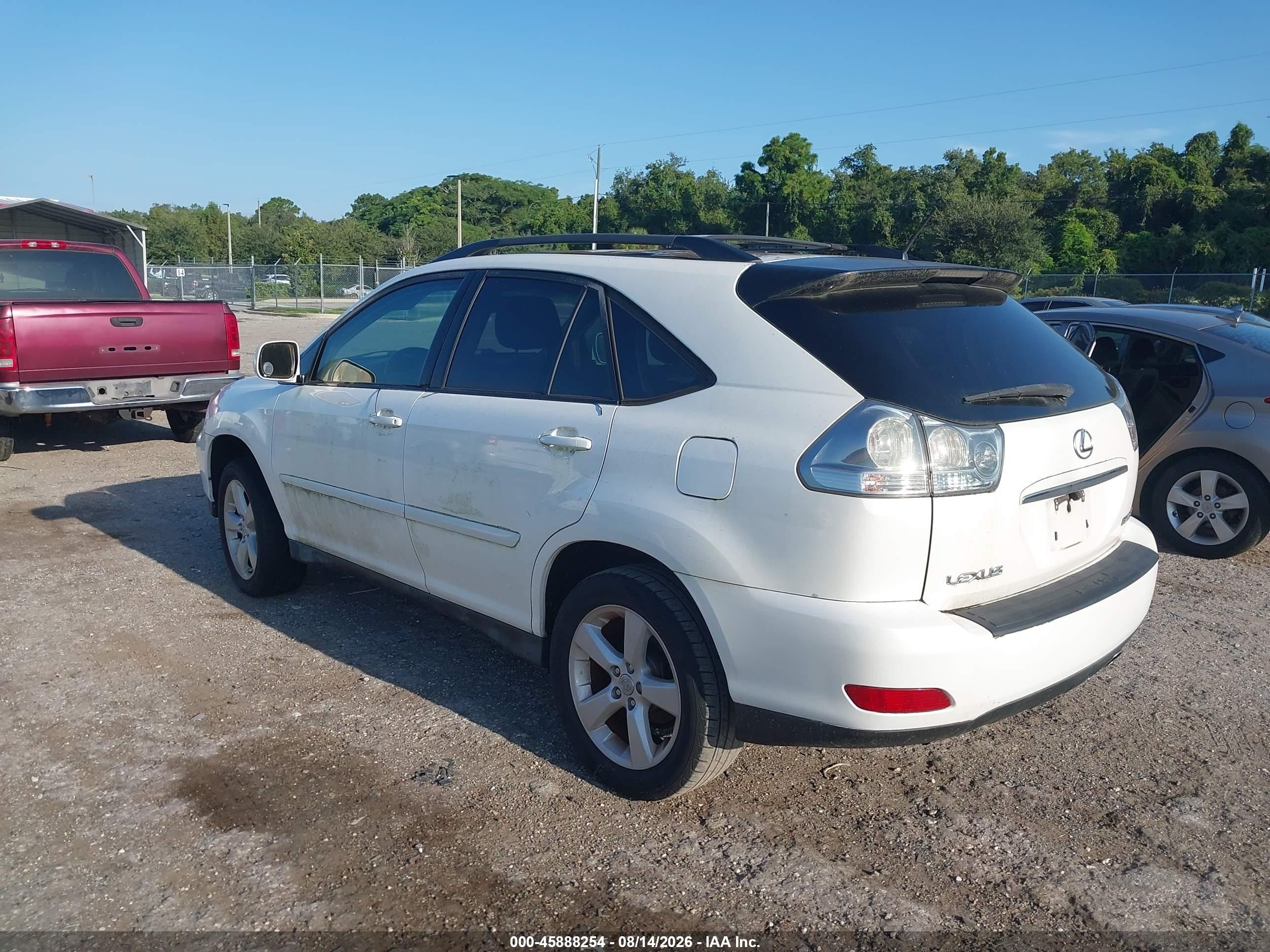 2005 Lexus Rx 330   White vin: 2T2GA31UX5C036981