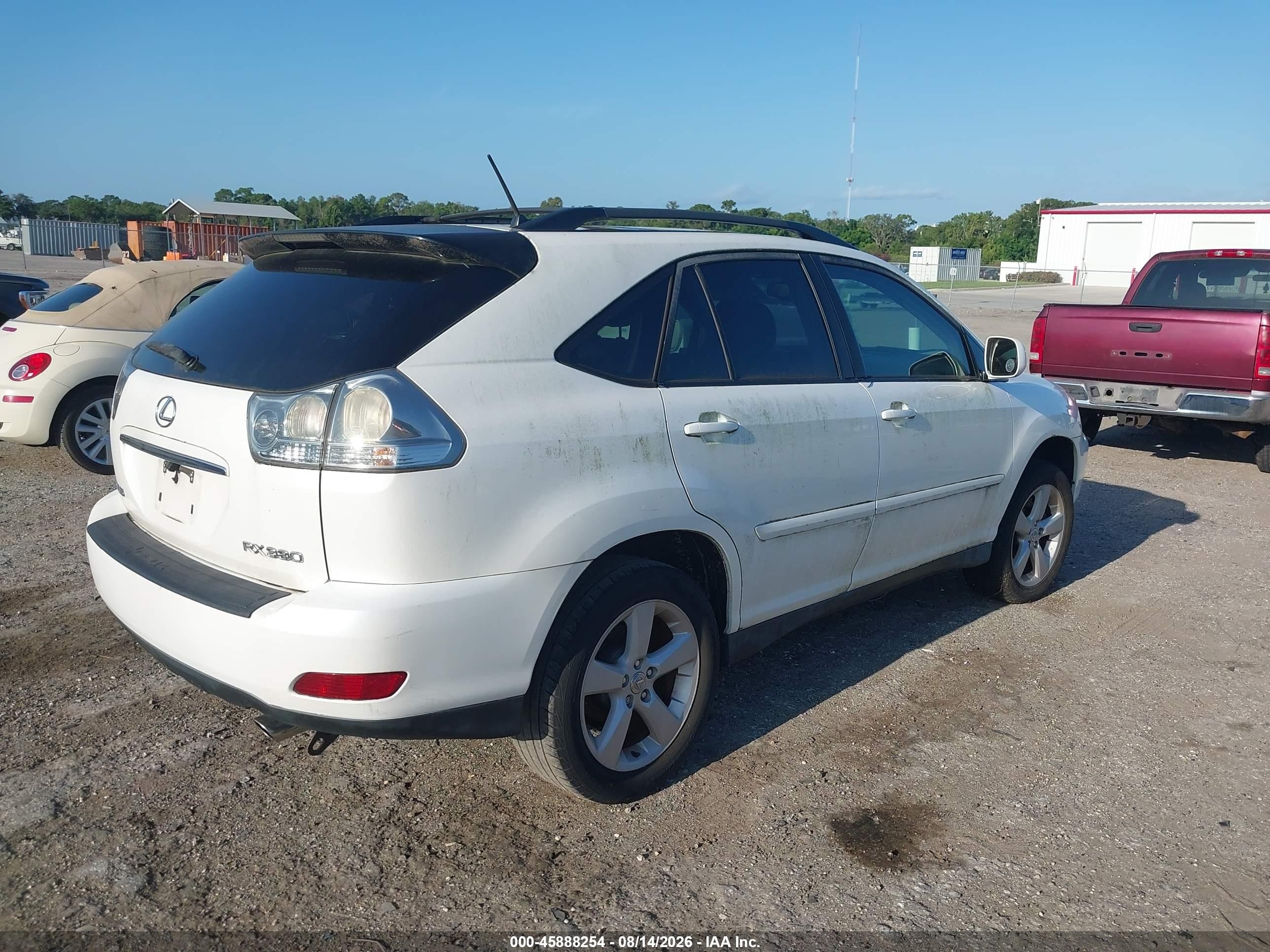 2005 Lexus Rx 330   White vin: 2T2GA31UX5C036981