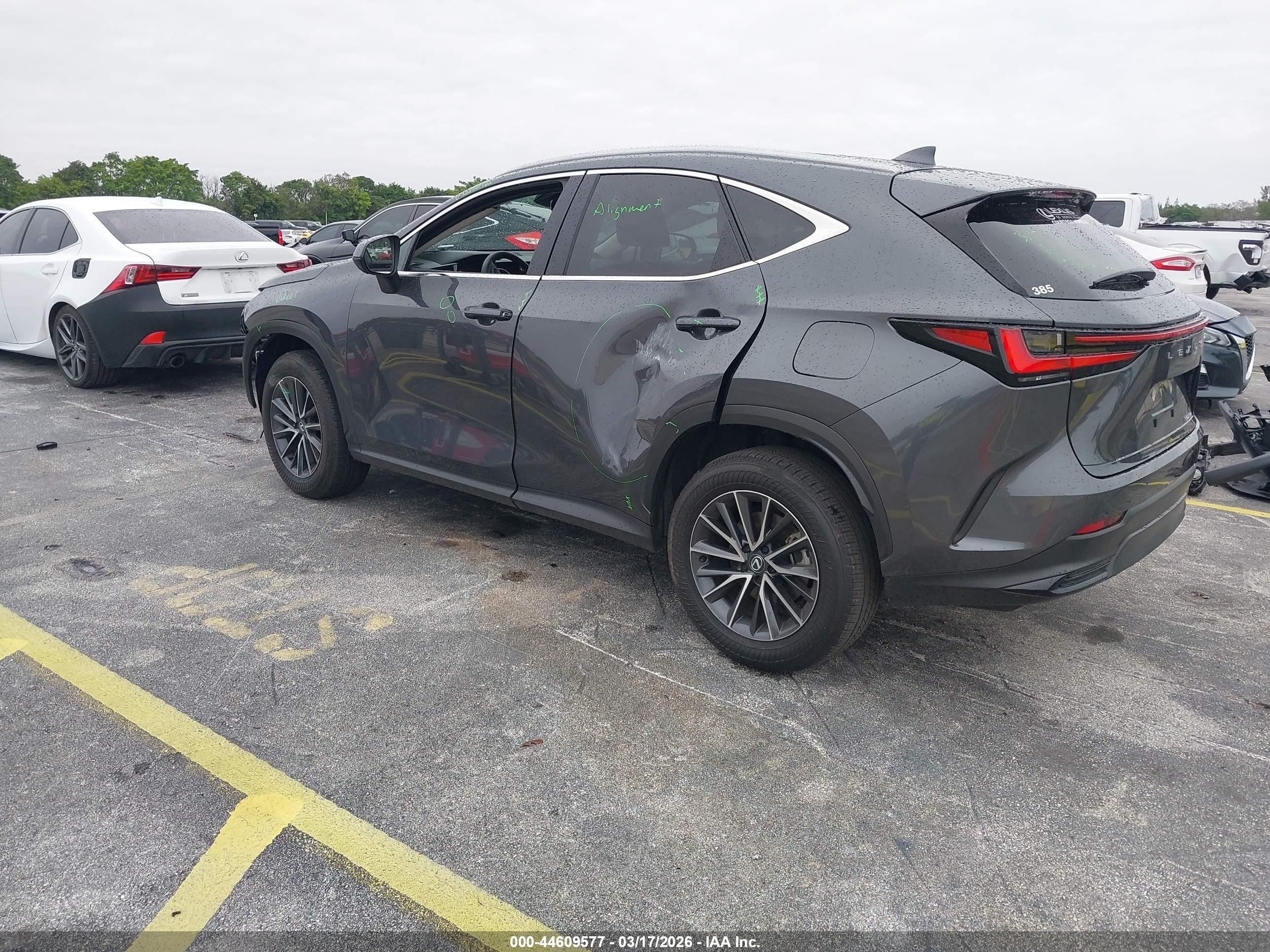 2025 Lexus Nx 250 Premium Серый vin: 2T2GDCAZ4SC029393