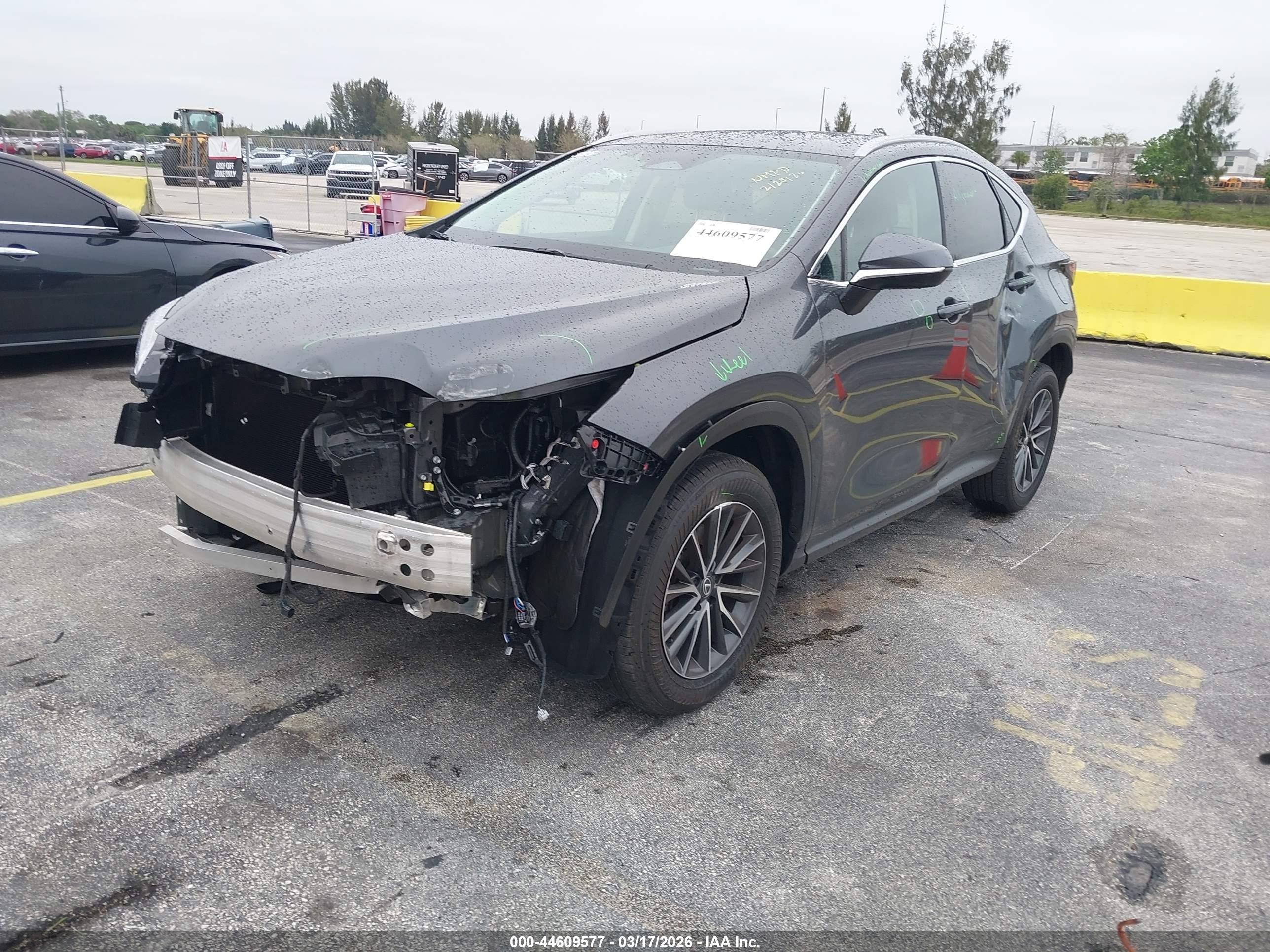 2025 Lexus Nx 250 Premium Серый vin: 2T2GDCAZ4SC029393