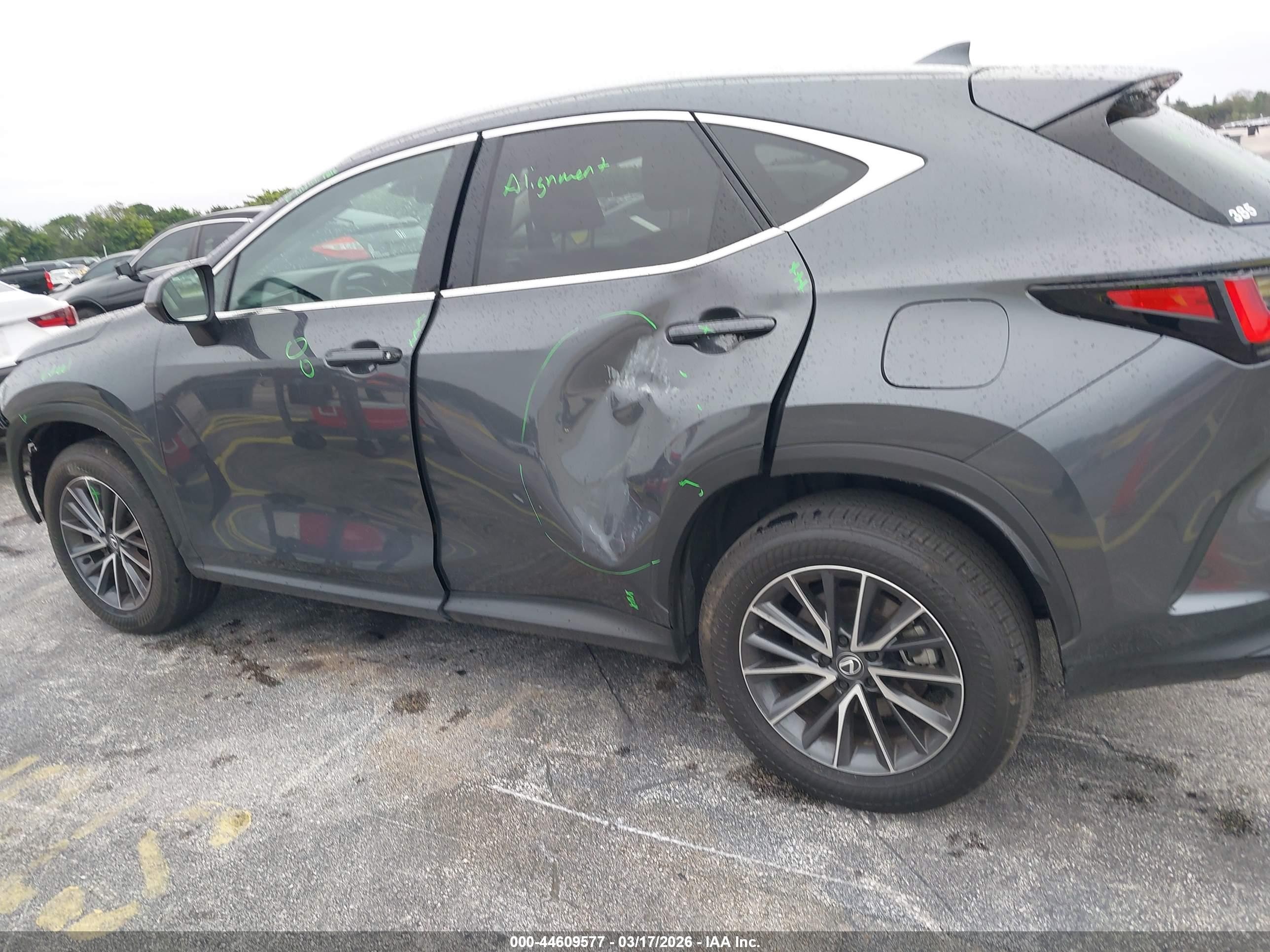 2025 Lexus Nx 250 Premium Серый vin: 2T2GDCAZ4SC029393