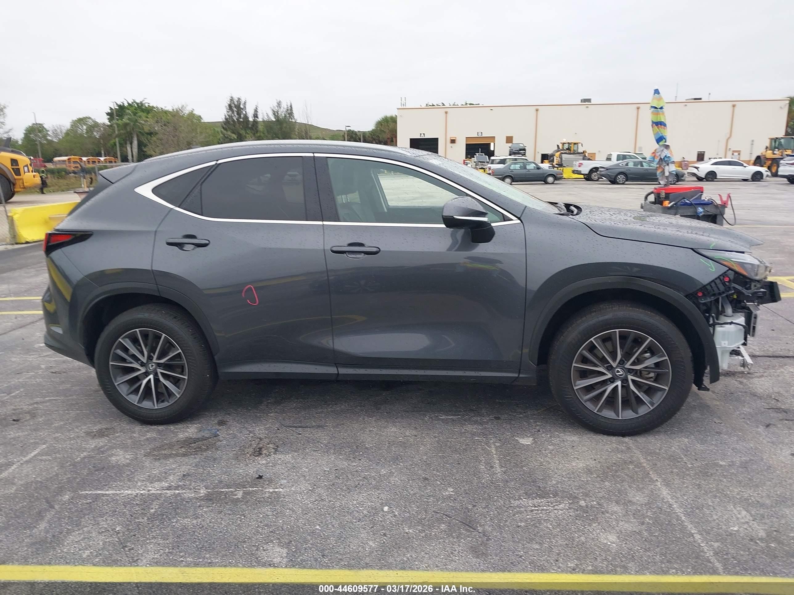 2025 Lexus Nx 250 Premium Серый vin: 2T2GDCAZ4SC029393
