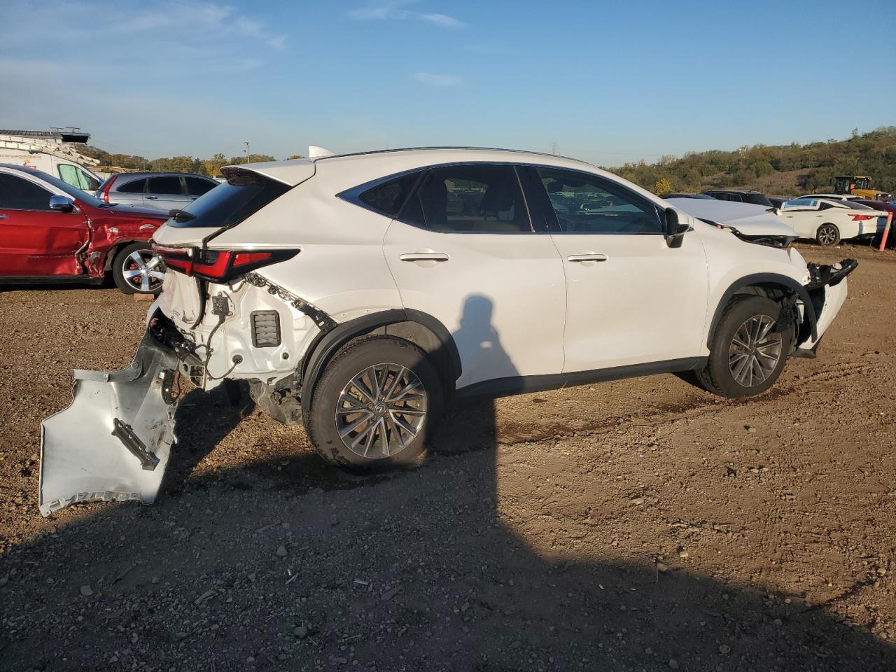 2022 Lexus Nx 350 Белый vin: 2T2GGCEZ0NC002259