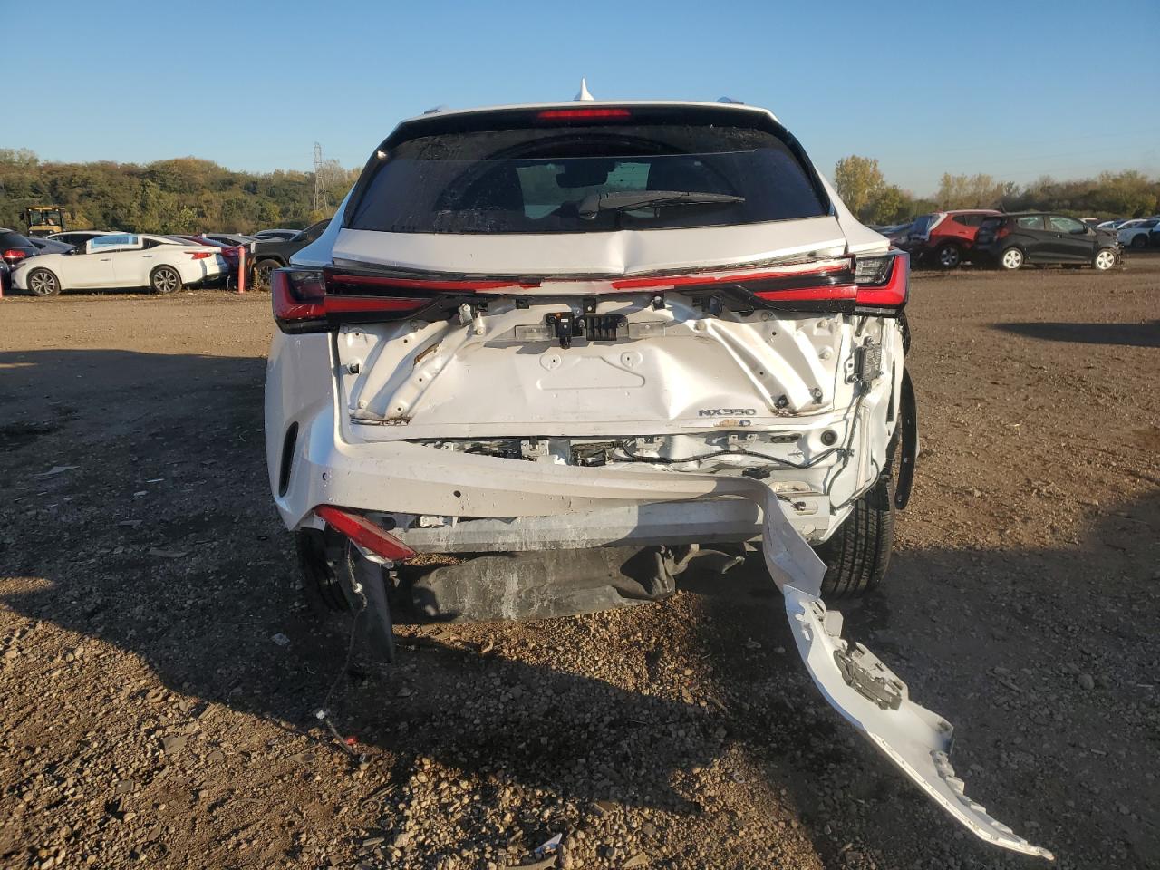 2022 Lexus Nx 350 Белый vin: 2T2GGCEZ0NC002259