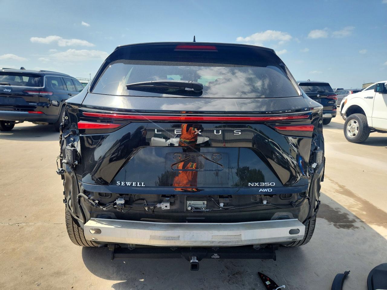 2022 Lexus Nx 350 Черный vin: 2T2GGCEZ3NC004247